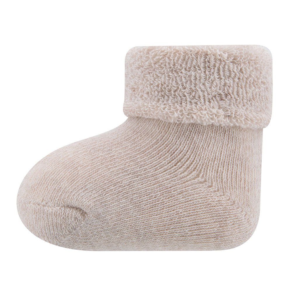 braun Newborn Ewers Uni/Ringel Socken Socken (6-Paar)