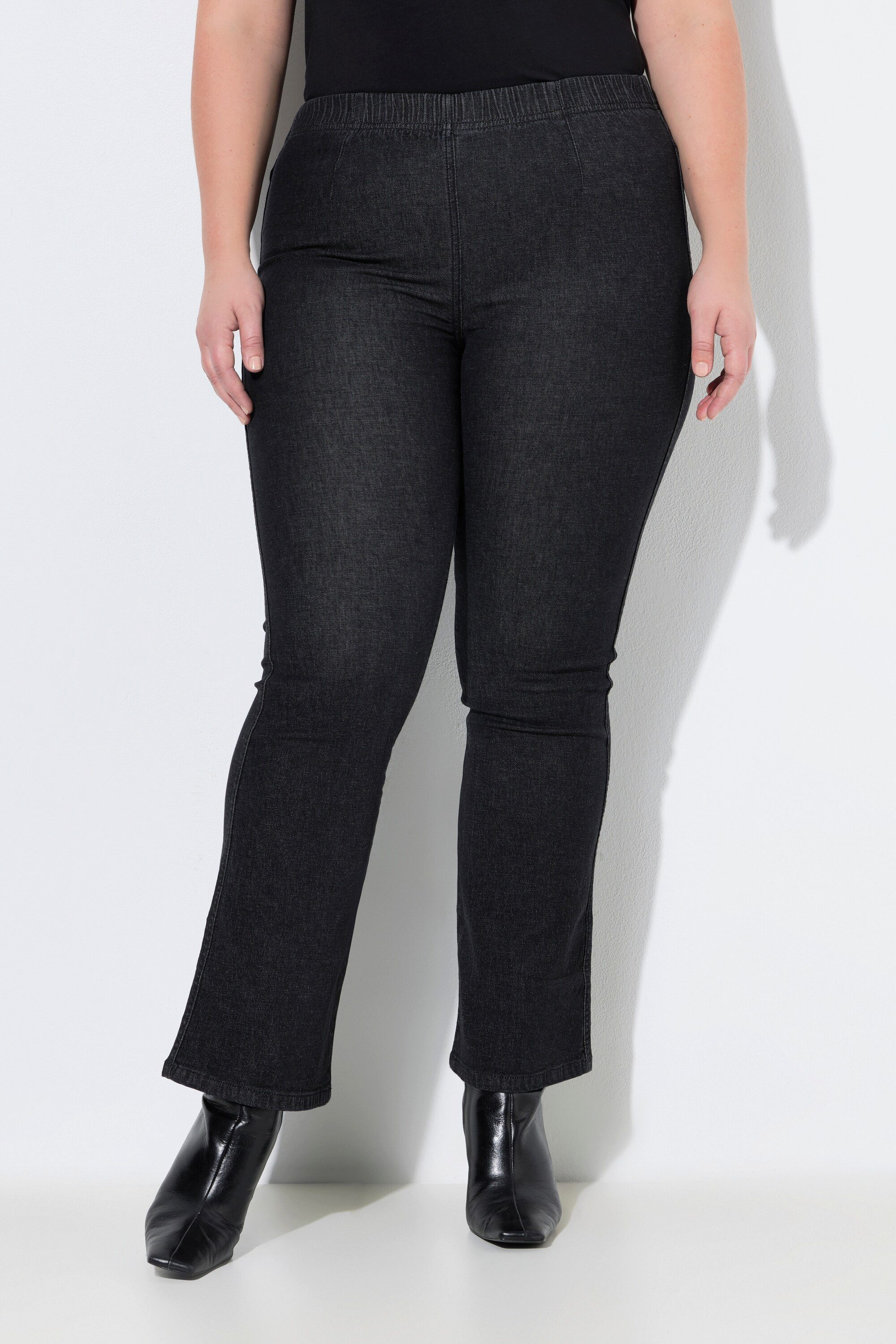 MIAMODA Regular-fit-Jeans Bootcut-Jeggings mit Schlag Stretchdenim günstig online kaufen
