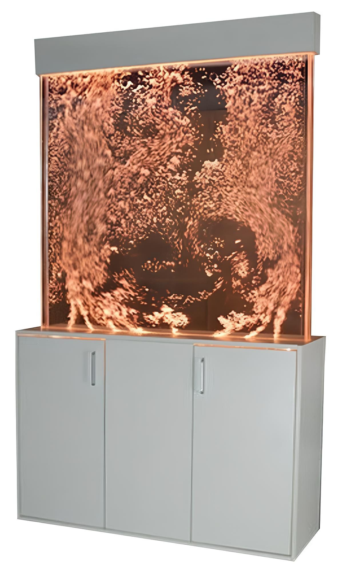 Xlmoebel Barschrank Wasserwand mit Unterschrank und LED-Beleuchtung in modernem Design (1-St., Water Wall) Hergestellt in Europa