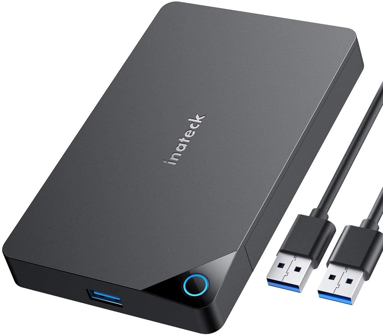 Inateck Festplatten-Gehäuse 2,5 Zoll USB 3.0 Externes HDD Gehäuse, UASP