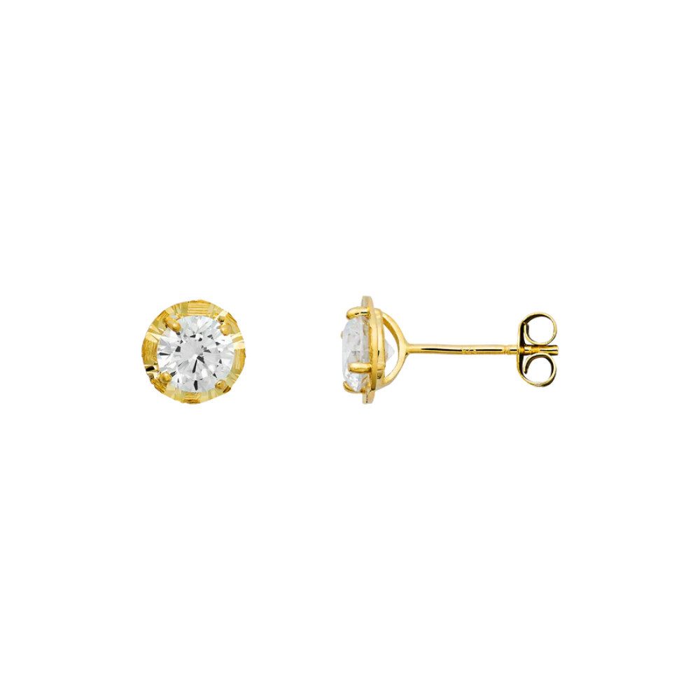 XENOX Paar Сережки-гвоздики XG14K6092G, Zirkoniasteine in Krappenfassung