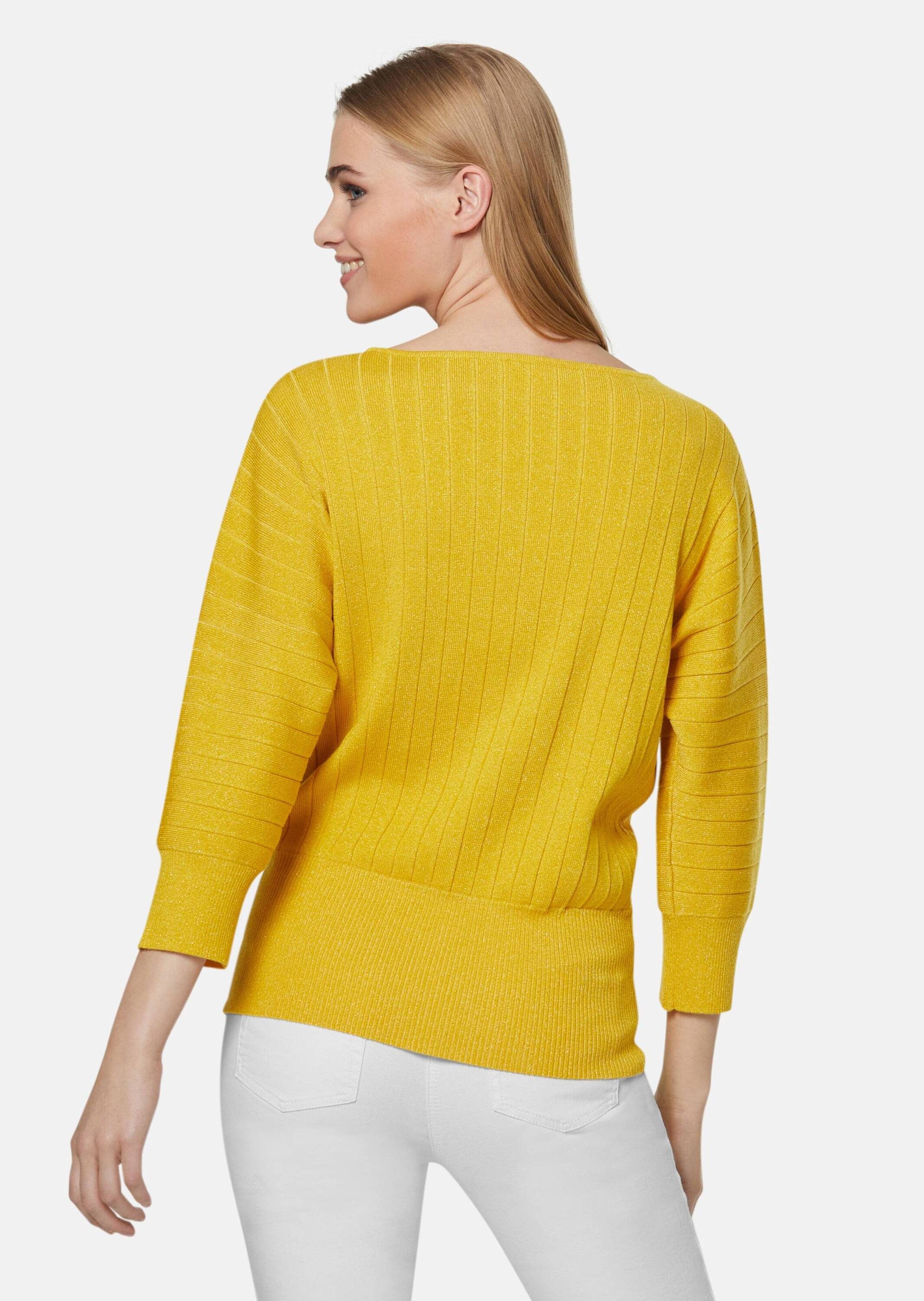 MADELEINE Strickpullover Pullover mit Effektgarn