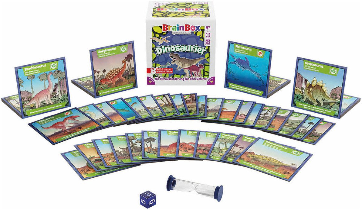 BrainBox Spiel Dinosaurier, Lernspiel