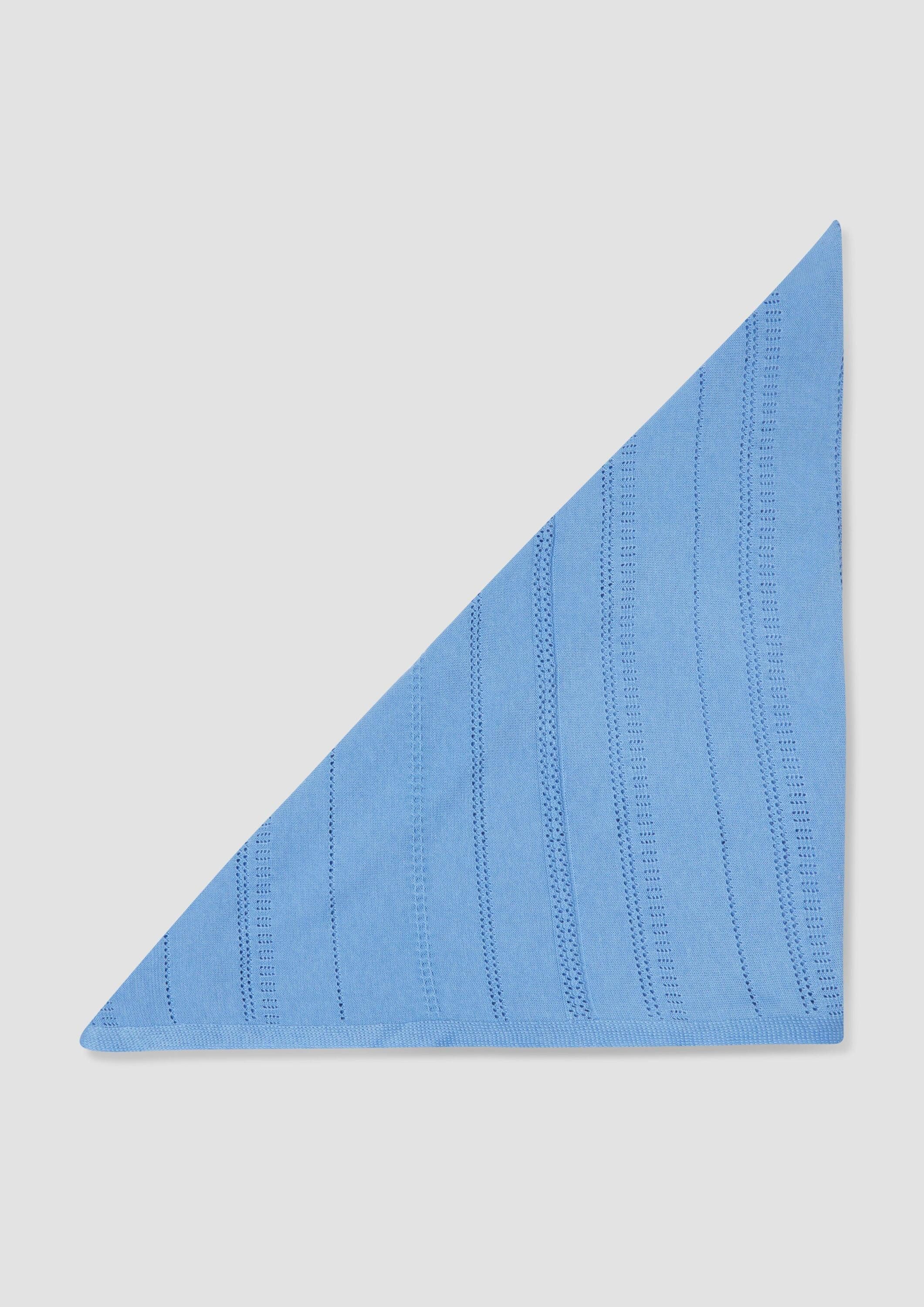s.Oliver Schal Schal, Quadratischer Schal aus Baumwolle-Viskose-Mix mit Ornamentmuster