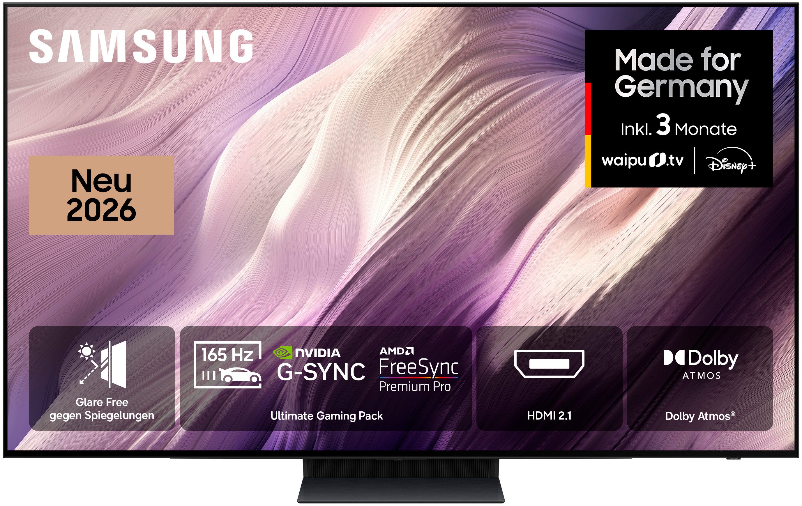 Samsung GQ48S95HAE OLED-Fernseher (120 cm/48 Zoll, 4K Ultra HD, Smart-TV, Antireflexion mit Glare Free, HDR pro, Ultimate Gaming Pack mit 165Hz)