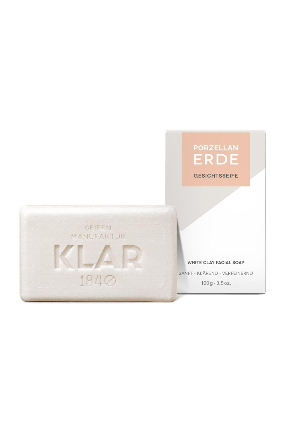 Klar Seife Gesichtsseife Porzellanerde 100 g