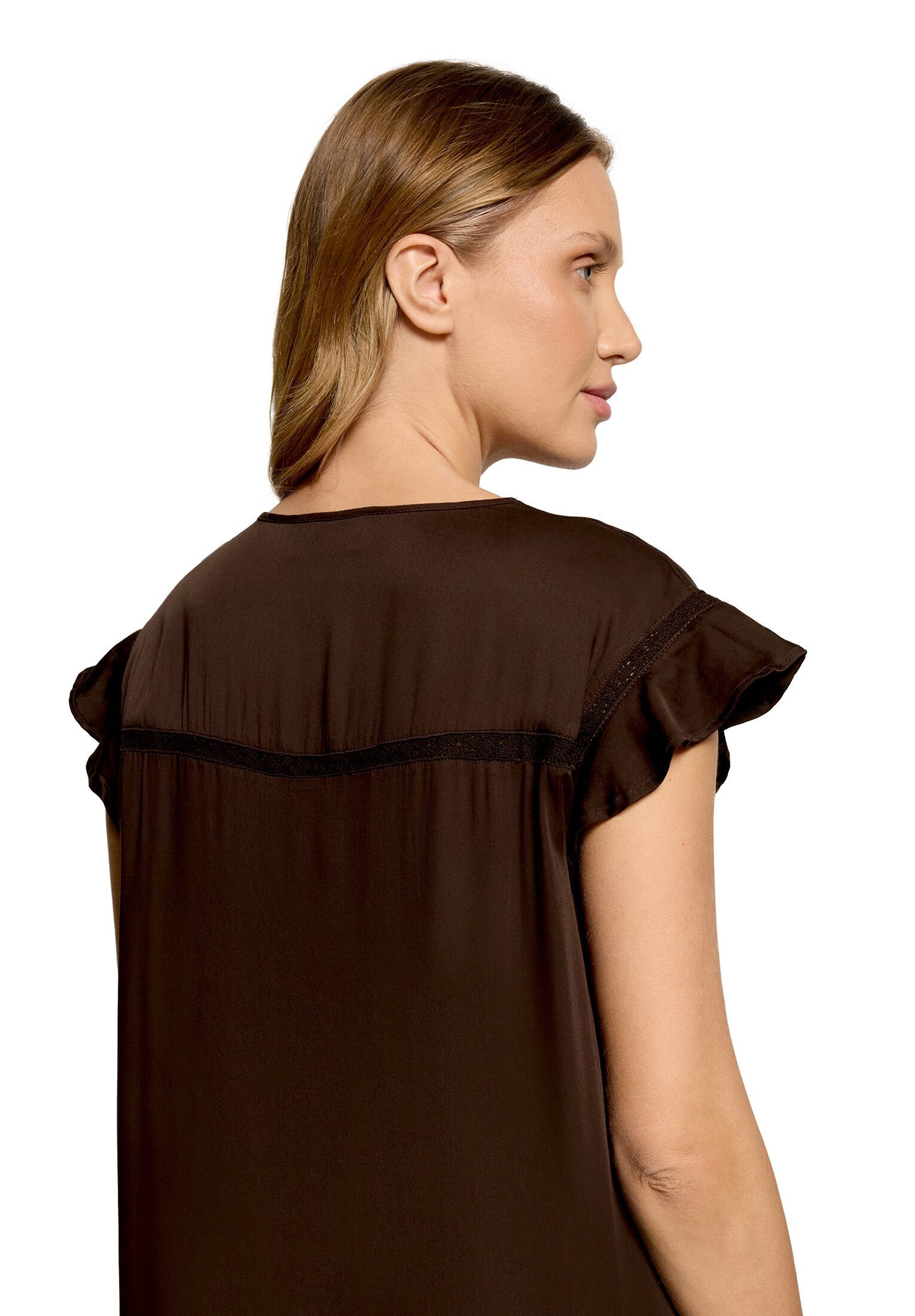 Cartoon Druckkleid Damen mit Flügelärmeln