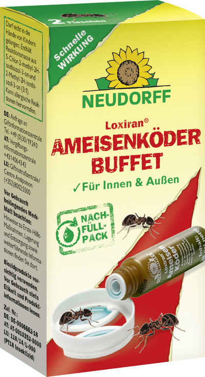 Neudorff Insektenvernichtungsmittel Loxiran Ameisenköderdose 2 x 20 ml, 0.04 l