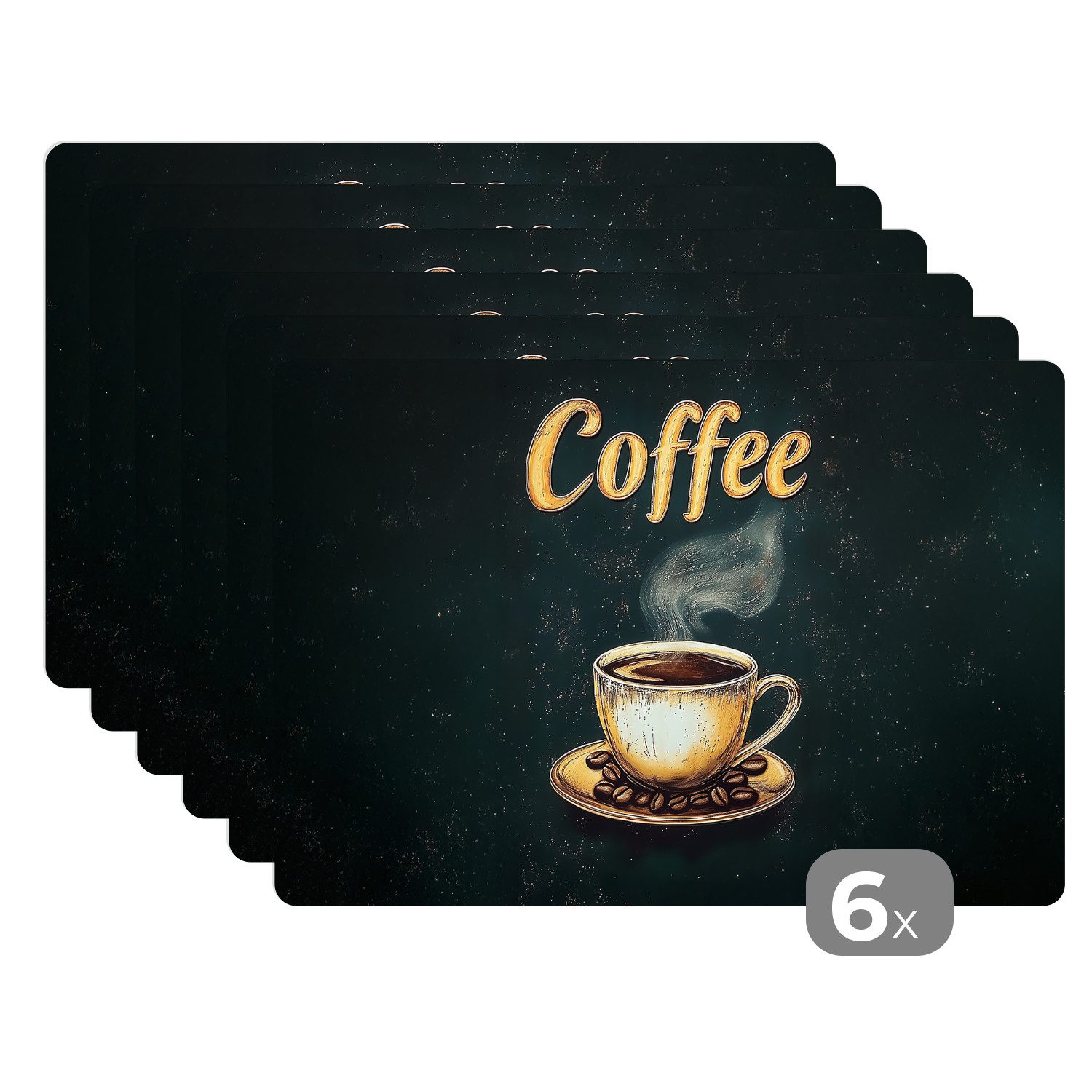 MuchoWow Platzset Kaffee - Schale - günstig online kaufen