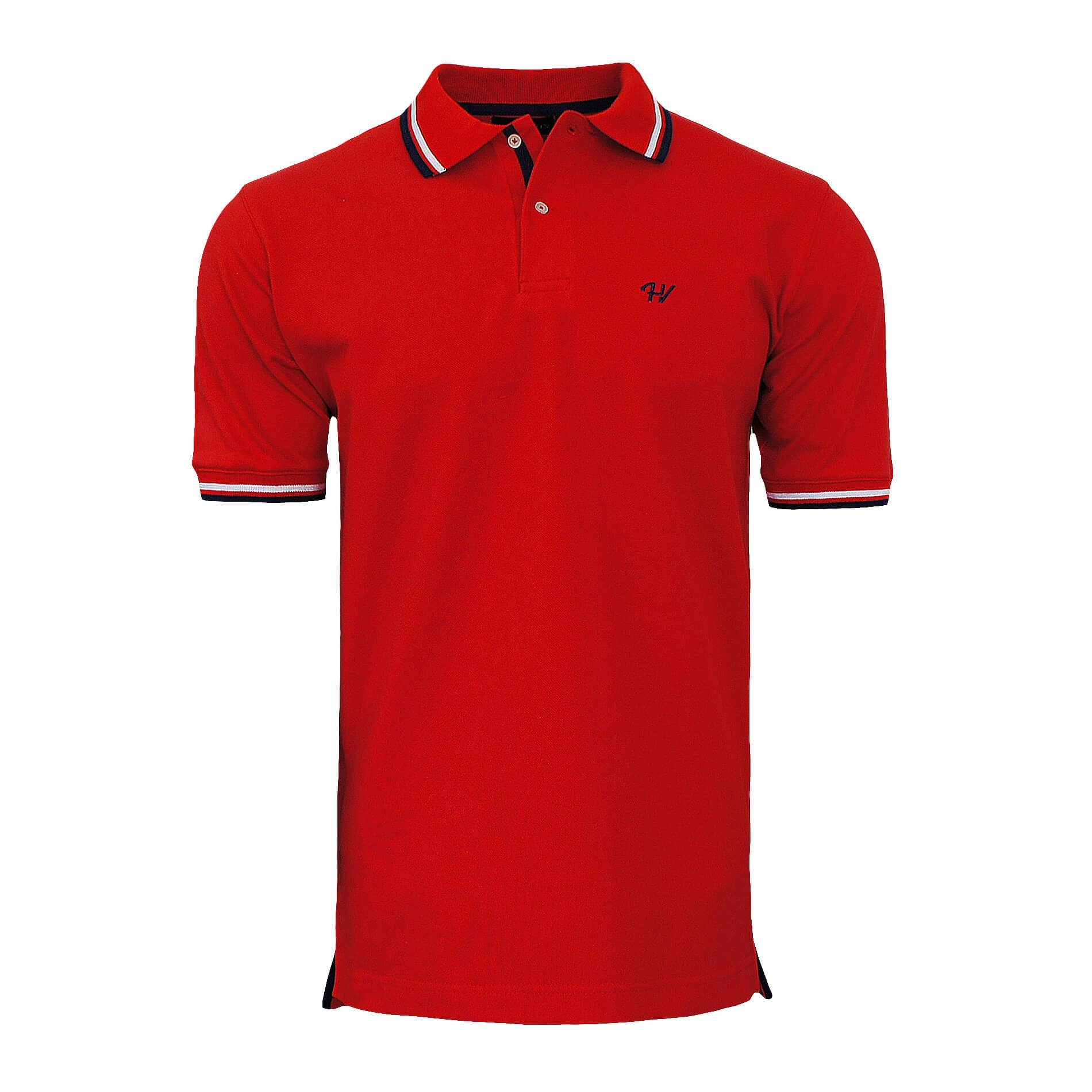 HEVENTON Poloshirt Piqué Rot