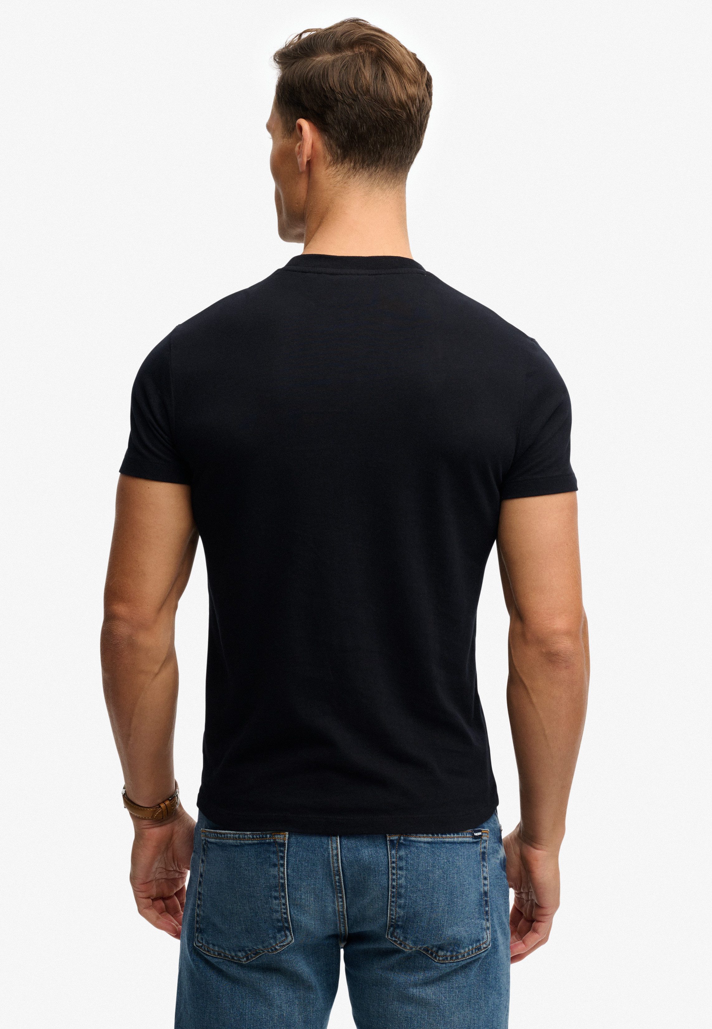 Superdry Rundhalsshirt ESSENTIAL CONTRAST EMB TEE