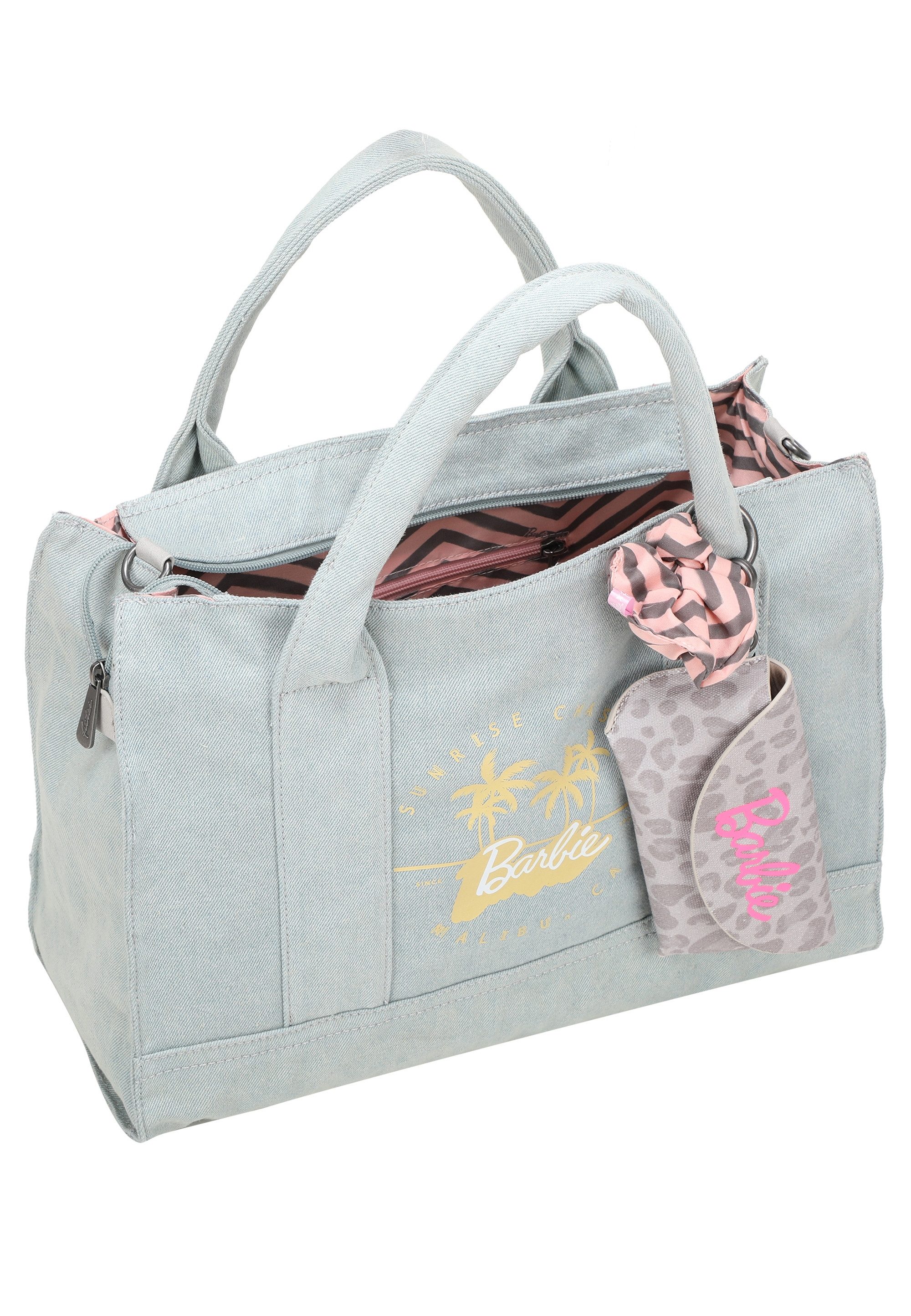 Fritzi aus Preußen Henkeltasche Tote Bag Malibu Denim Limited Barbie, mit abnehmbarem Haarband