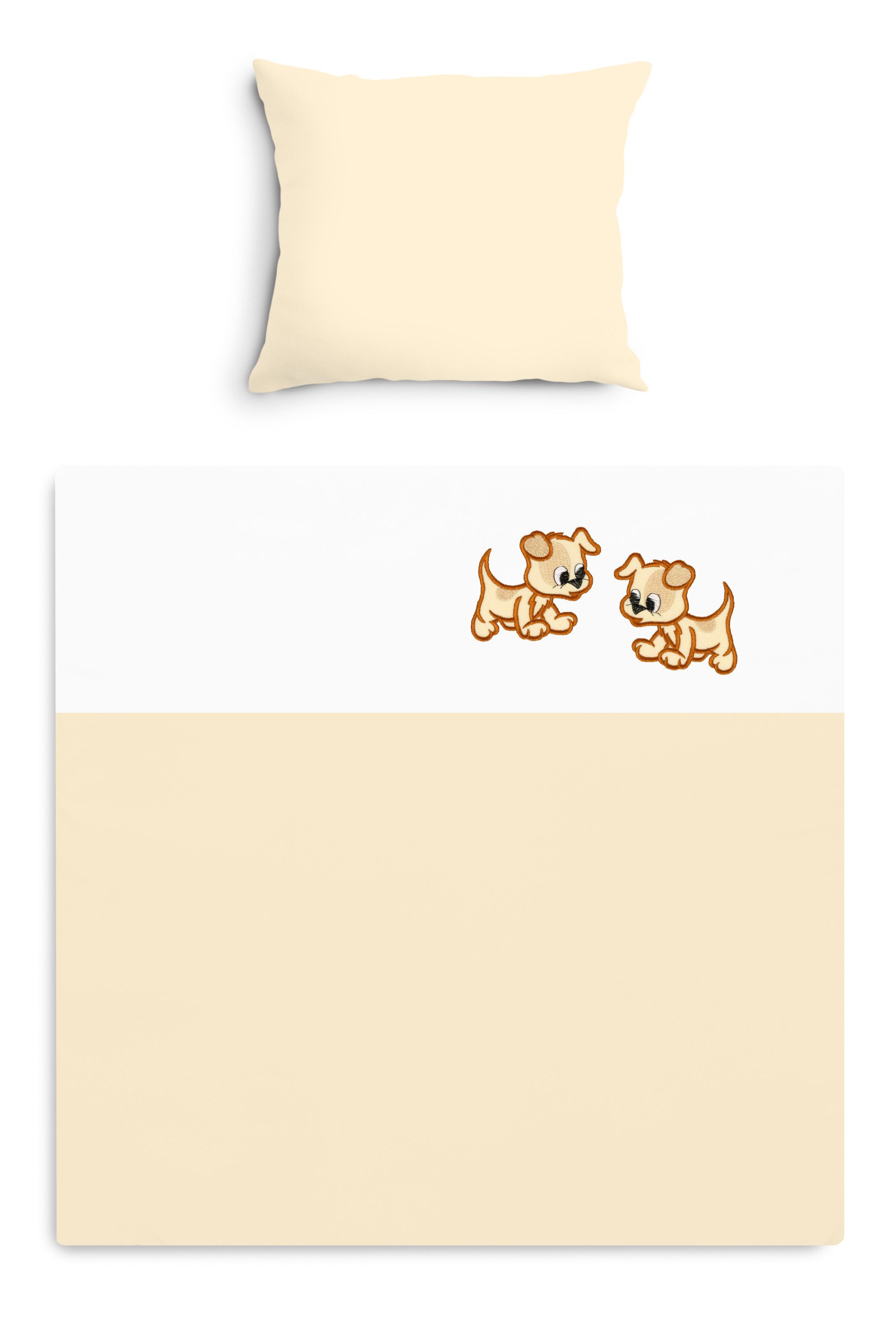 Amilian Babybettwäsche Kinderwagenset - 2tlg. Kinderbettwäsche - 80x80cm + günstig online kaufen