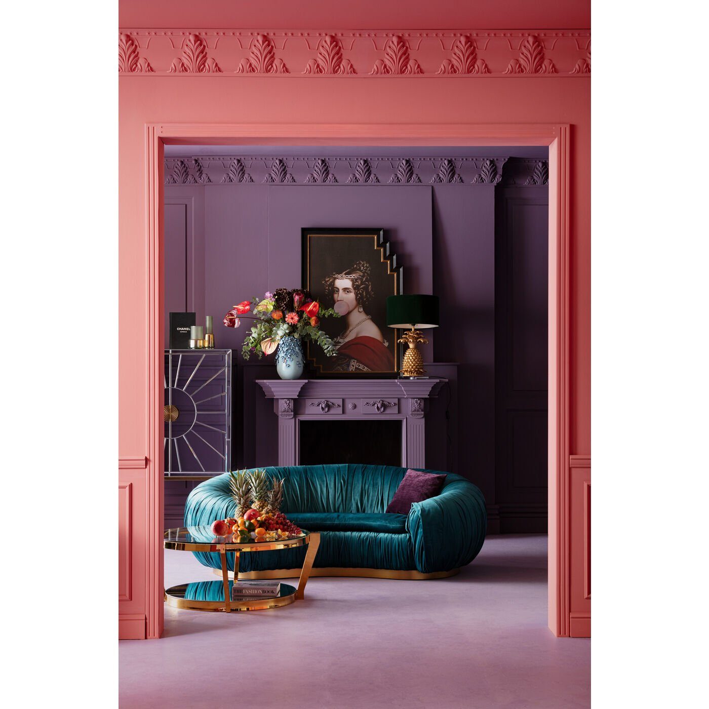 Kare Design Couchtisch Monocolo Gold, Ø90x38 günstig online kaufen