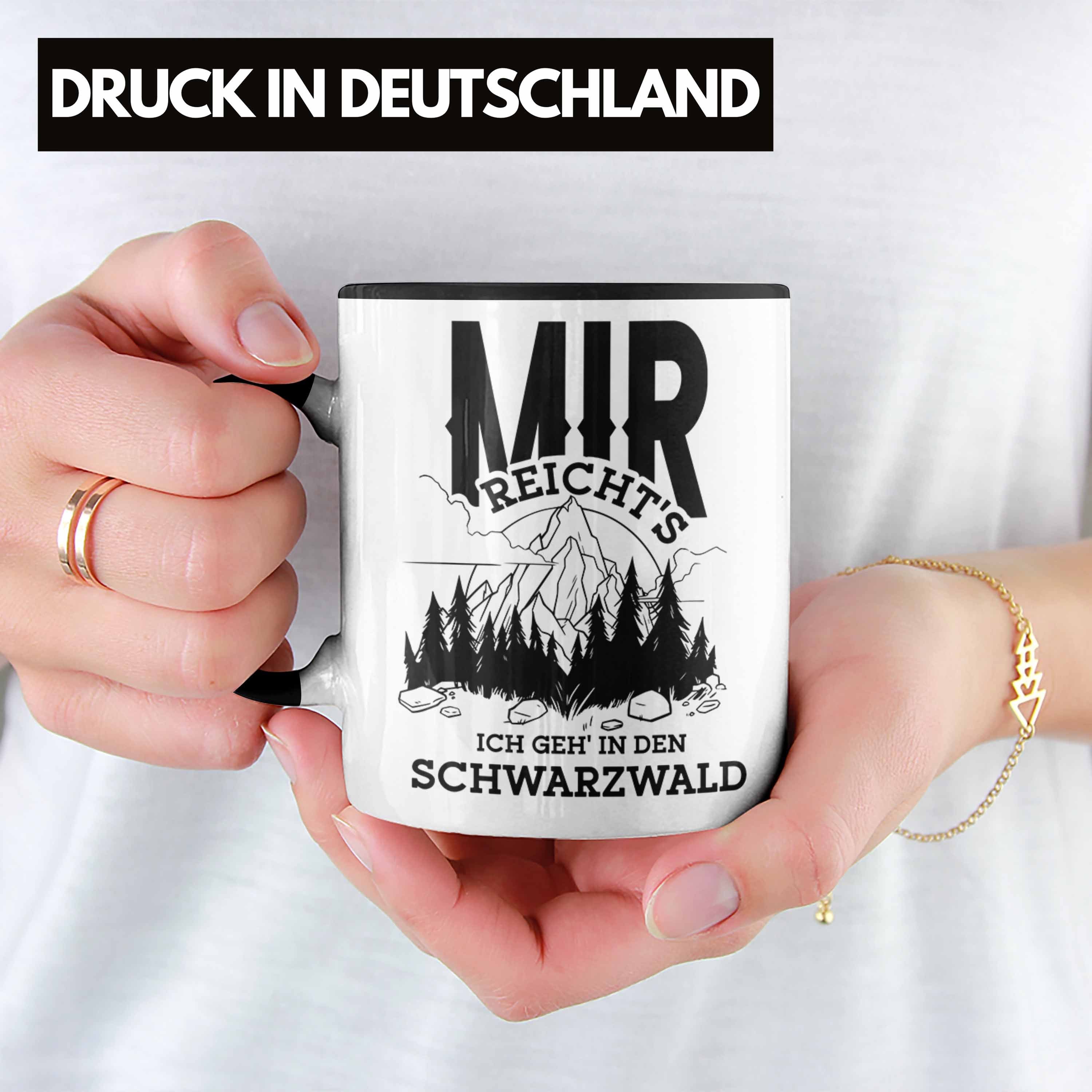 Trendation Tasse Naturfre lustigem Geschenk Wanderer - mit Tasse für Spruch Schwarzwald