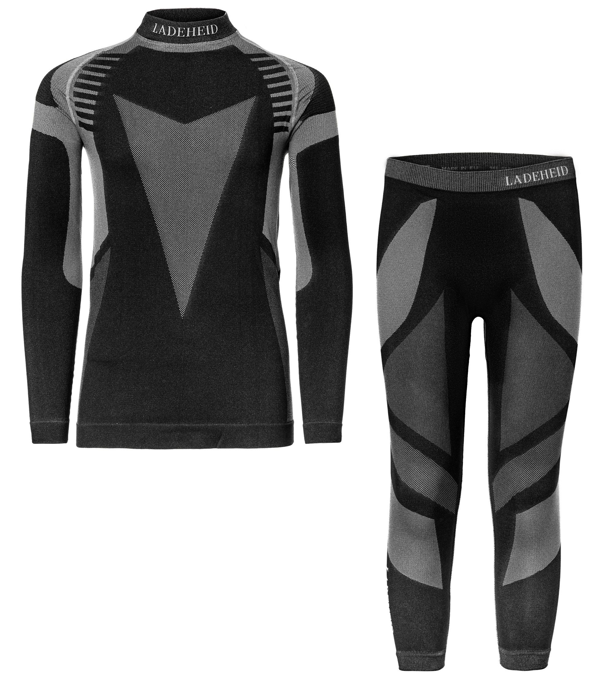 Ladeheid Funktionsunterhemd Kinder Funktionsunterwäsche Set Thermoaktiv LASS0005 (Set, mit Funktionsunterhose)