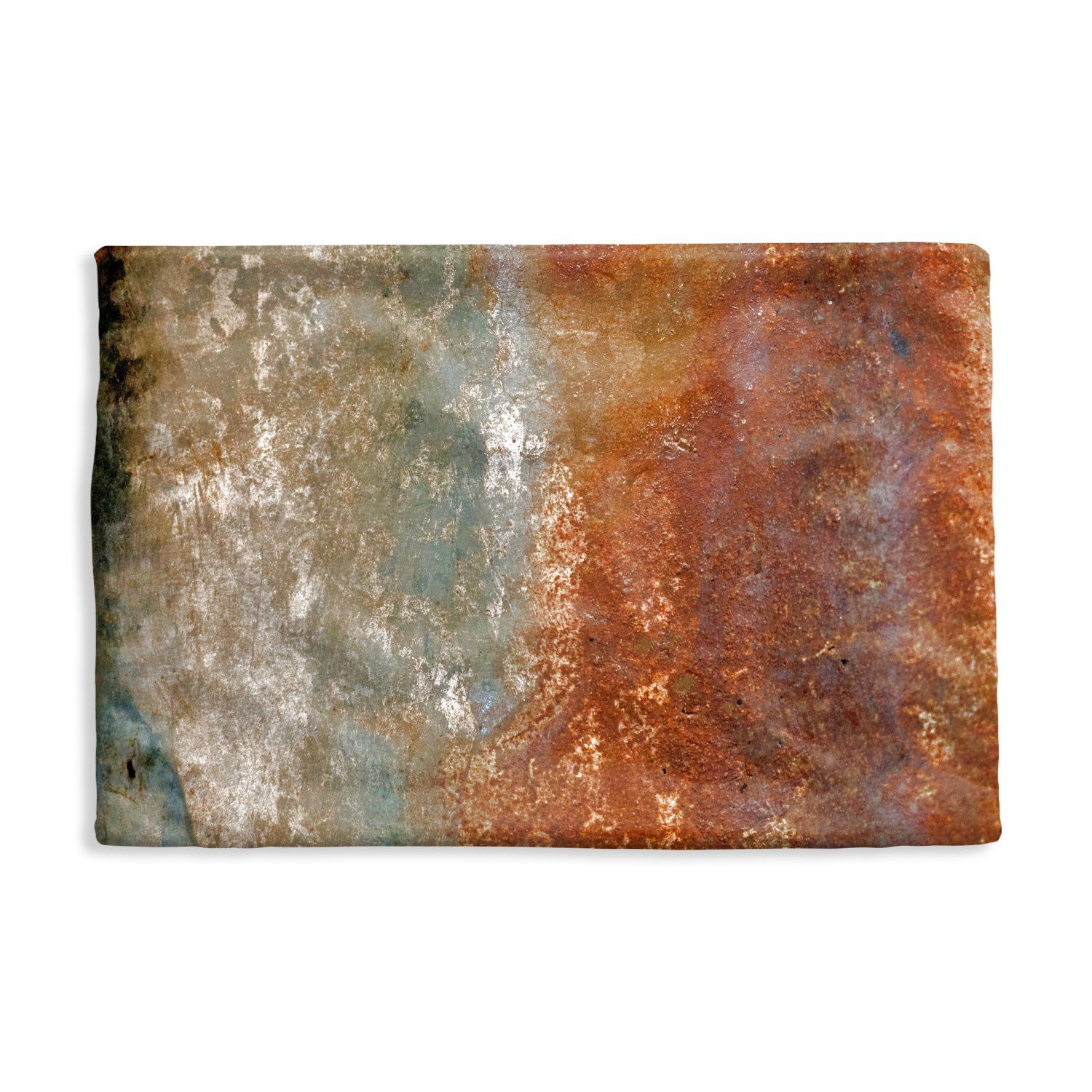 MuchoWow Dekokissen Stahl - Rost - Alt - Orange - Grau - Muster - Abstrakt, günstig online kaufen