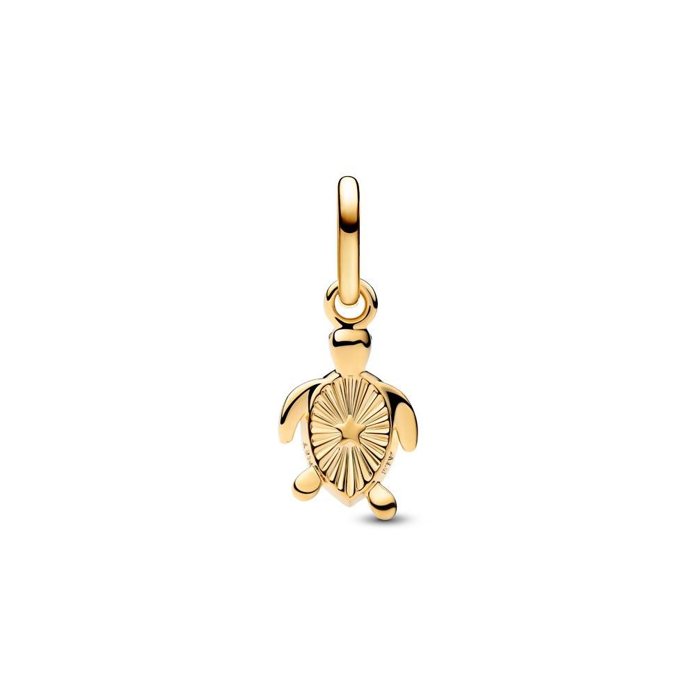 Pandora Charm-Einhänger Mini-Charm-Anhänger Schildkröte, vergoldet von PANDORA ME