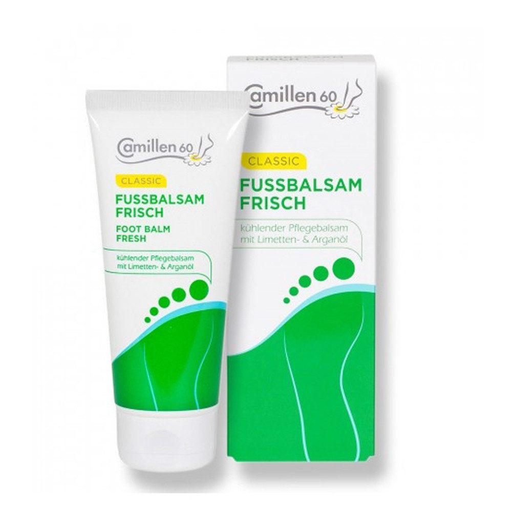 Camillen 60 Fußpflegecreme Fussbalsam Frisch - kühlender Pflegebalsam 100ml