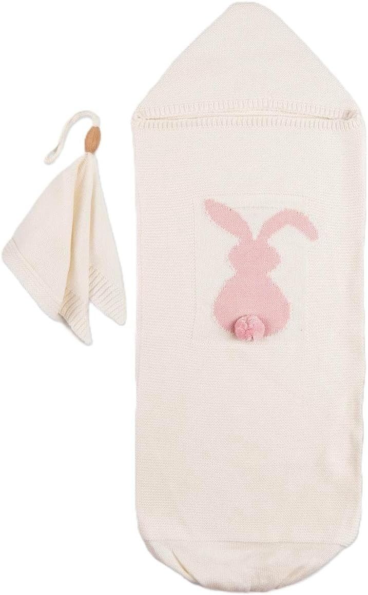 Minora Strickkleid Minora Baby Strickwaren Cocoon Swaddle Set, 0-8 Monate, Neugeborene