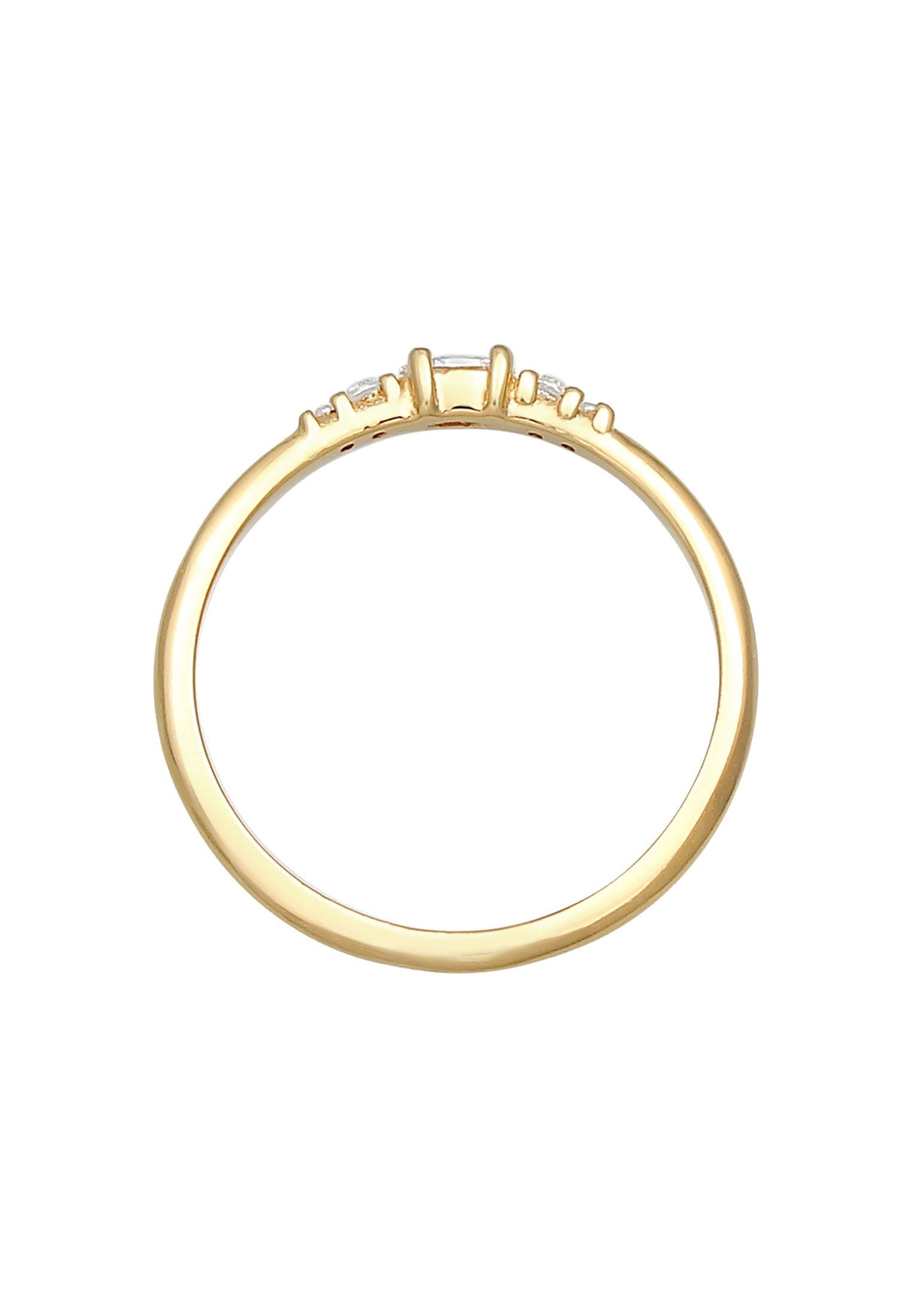 Elli Verlobungsring Zirkonia Marquise Elegant Verlobung 925 Silber