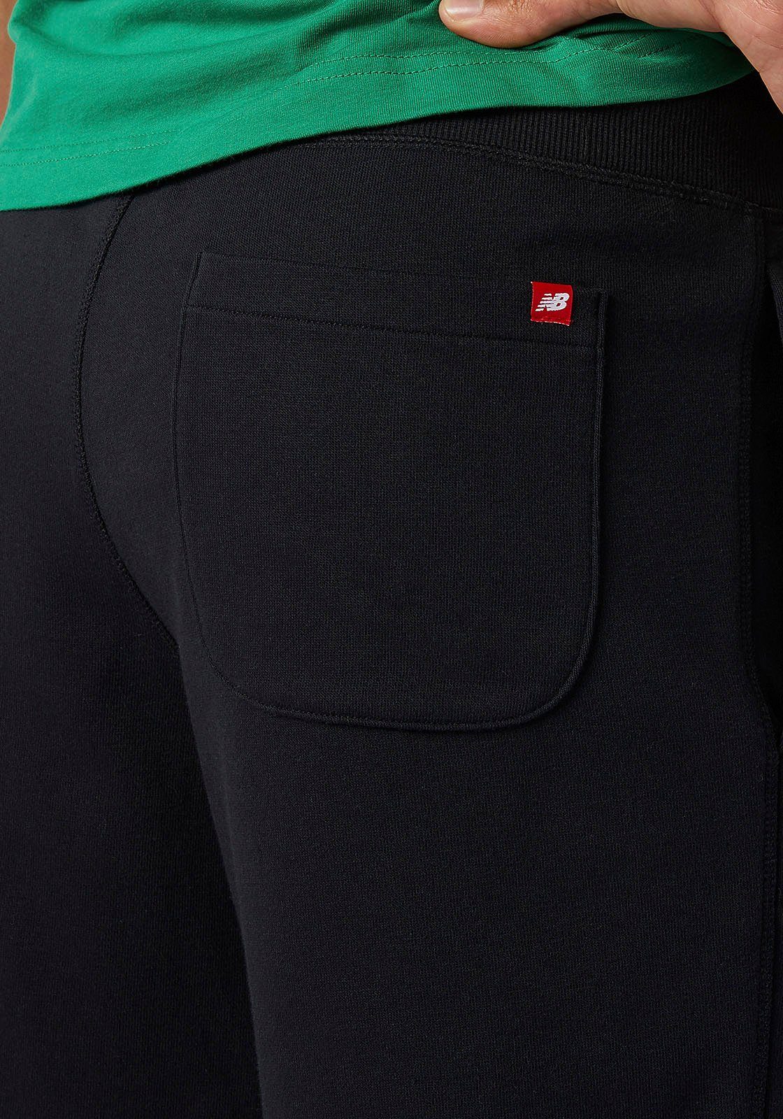 New Balance Sweatshorts NB ESSENTIALS LOGO FLEECE schwarz SHORT STACKED