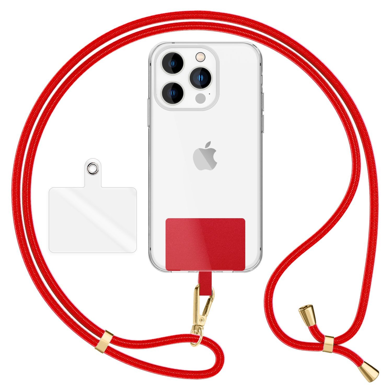 Nalia Handykette Universal Smartphone, Fashion Lanyard 160cm Verstellbar / Band für Handyhülle zum Umhängen