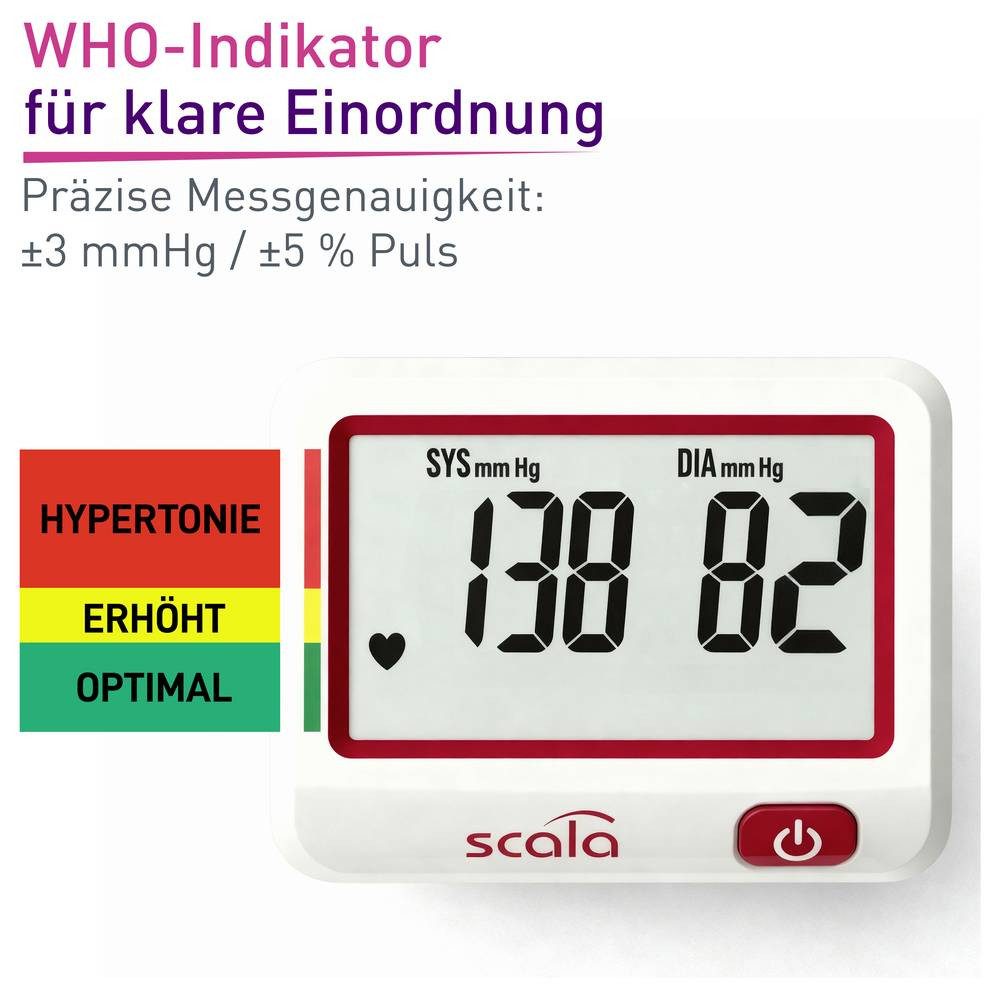 Scala Blutdruckmessgerät SC 6027 Handgelenk Blutdruckmessgerät 60280