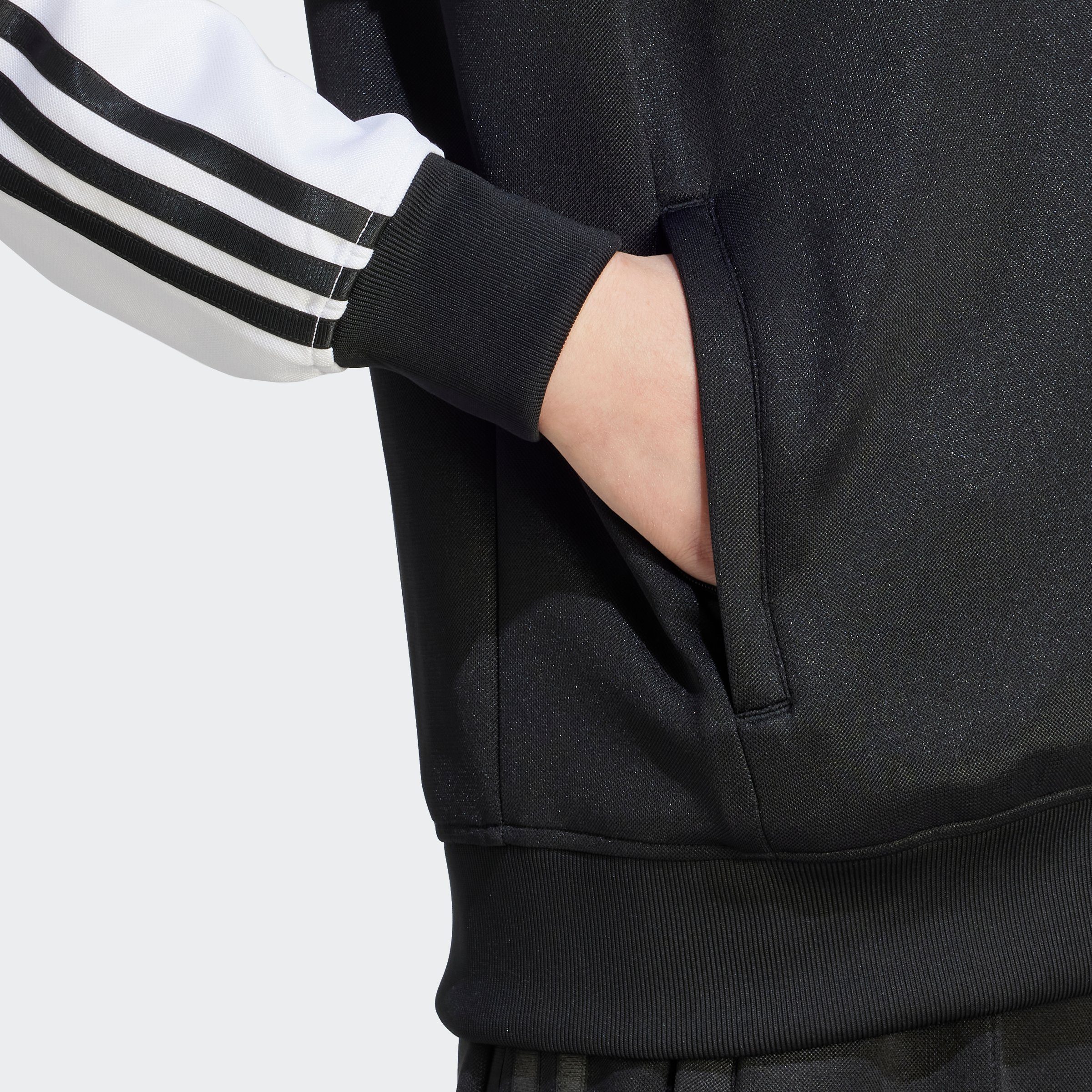 adidas Originals Outdoorjacke Black ORIGINALS SST OVERSIZED CLASSICS / ADICOLOR White