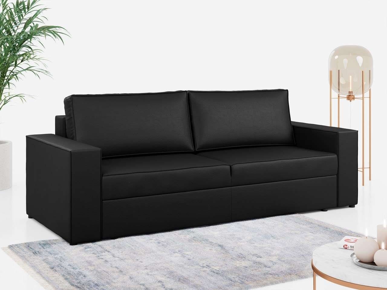 MKS MÖBEL Sofa LEO, mit Schlaffunktion und Bettkasten, Modern Stil