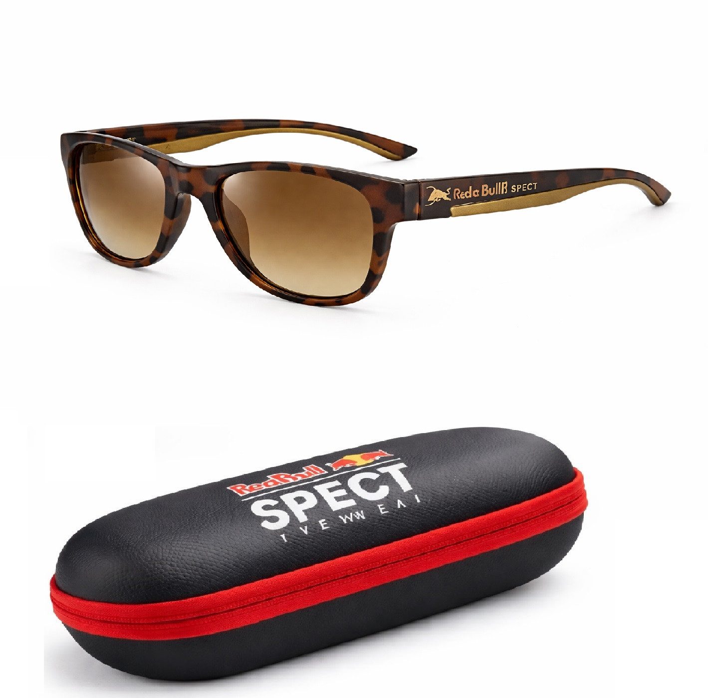 Red Bull Leggings Red Bull Sonnenbrille Sportlich Stylisch Auffällig Leo Braun 011P
