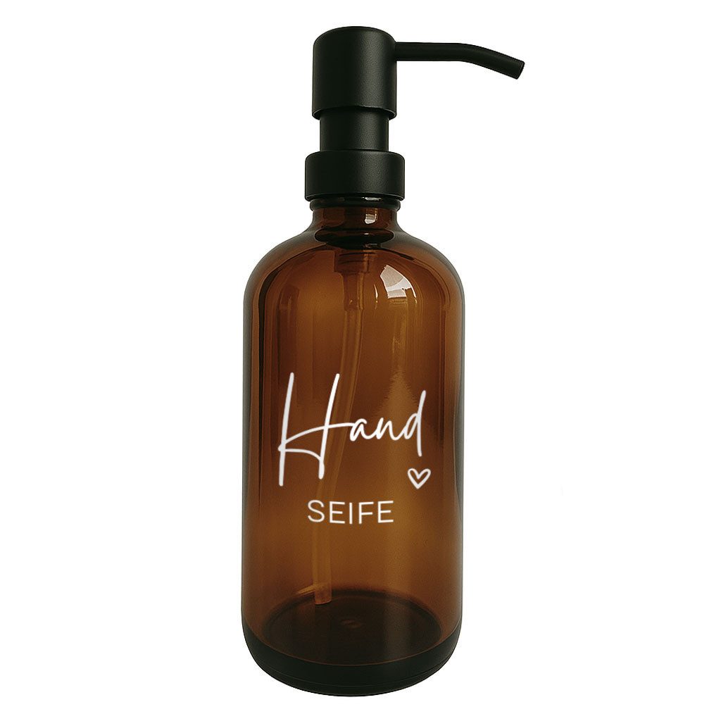 NORDEULE Seifenspender Handseife aus Braunglas 500ml günstig online kaufen