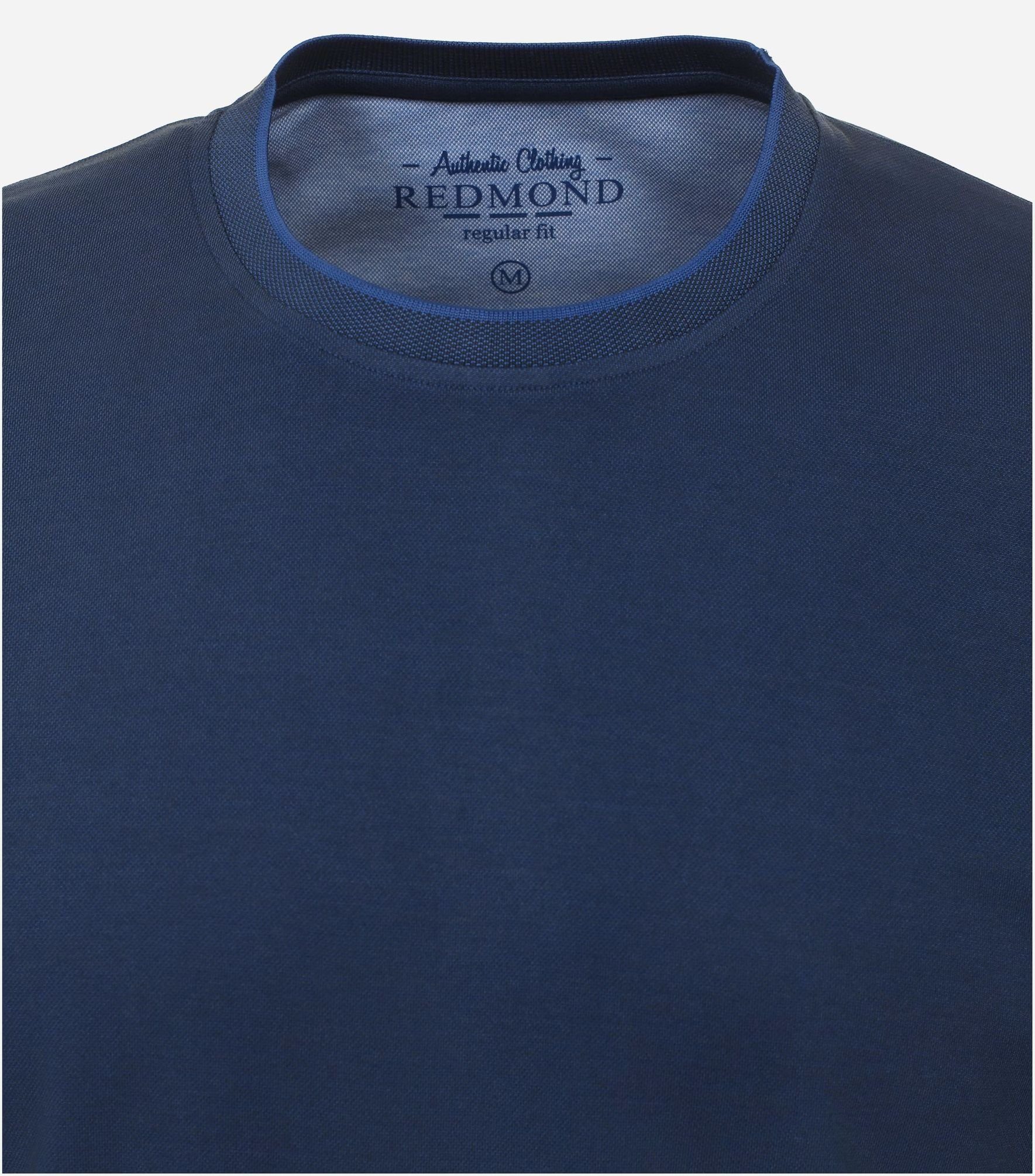 Redmond Blau(100) 231930650 T-Shirt pflegeleicht