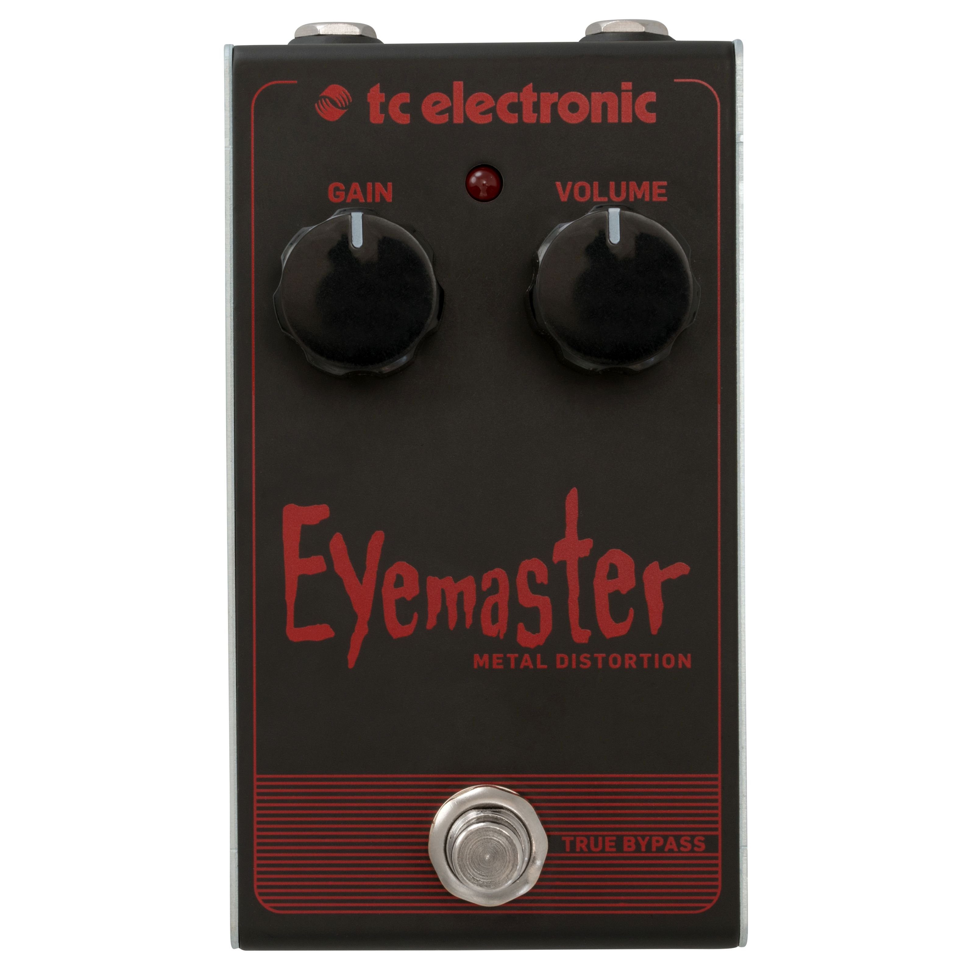 TC Electronic Musikinstrumentenpedal, Eyemaster Metal Distortion - Verzerrer für Gitarren