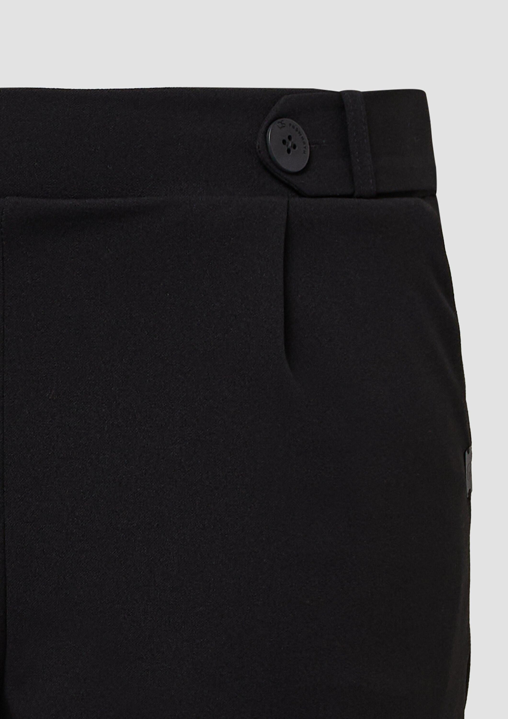 QS Shorts Hose Shorts aus Interlockjersey mit Elastikbund