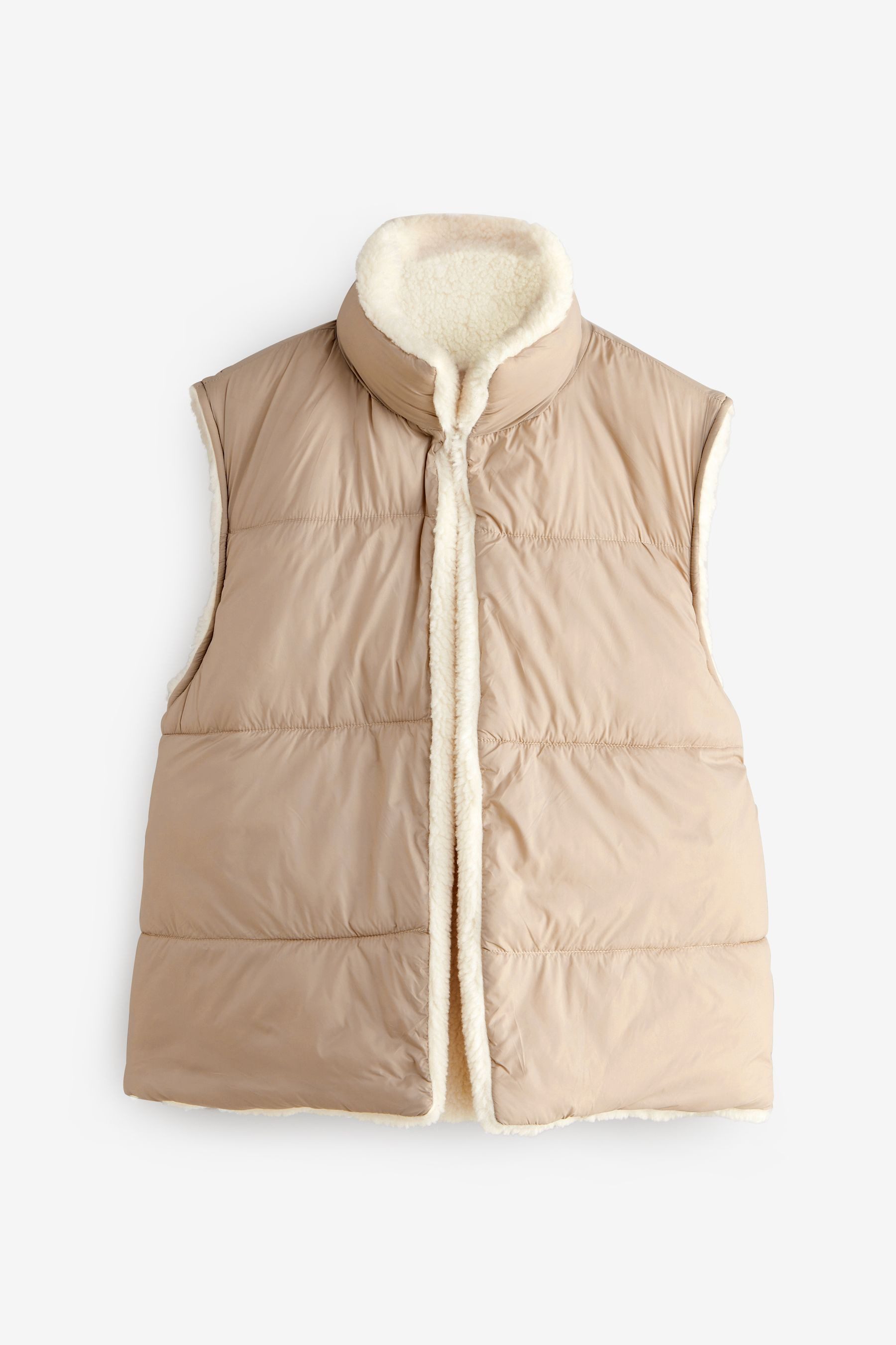 Next Fleeceweste Wendebare Teddy-Weste aus Borg günstig online kaufen
