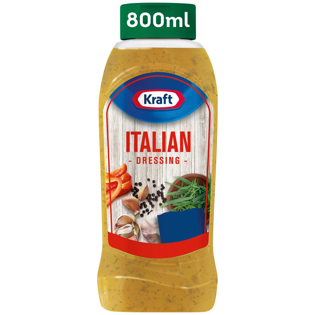 Kraft Saucen, Kraft Italien Dressing frisch milder Salatgenuss mit Estragon 800ml