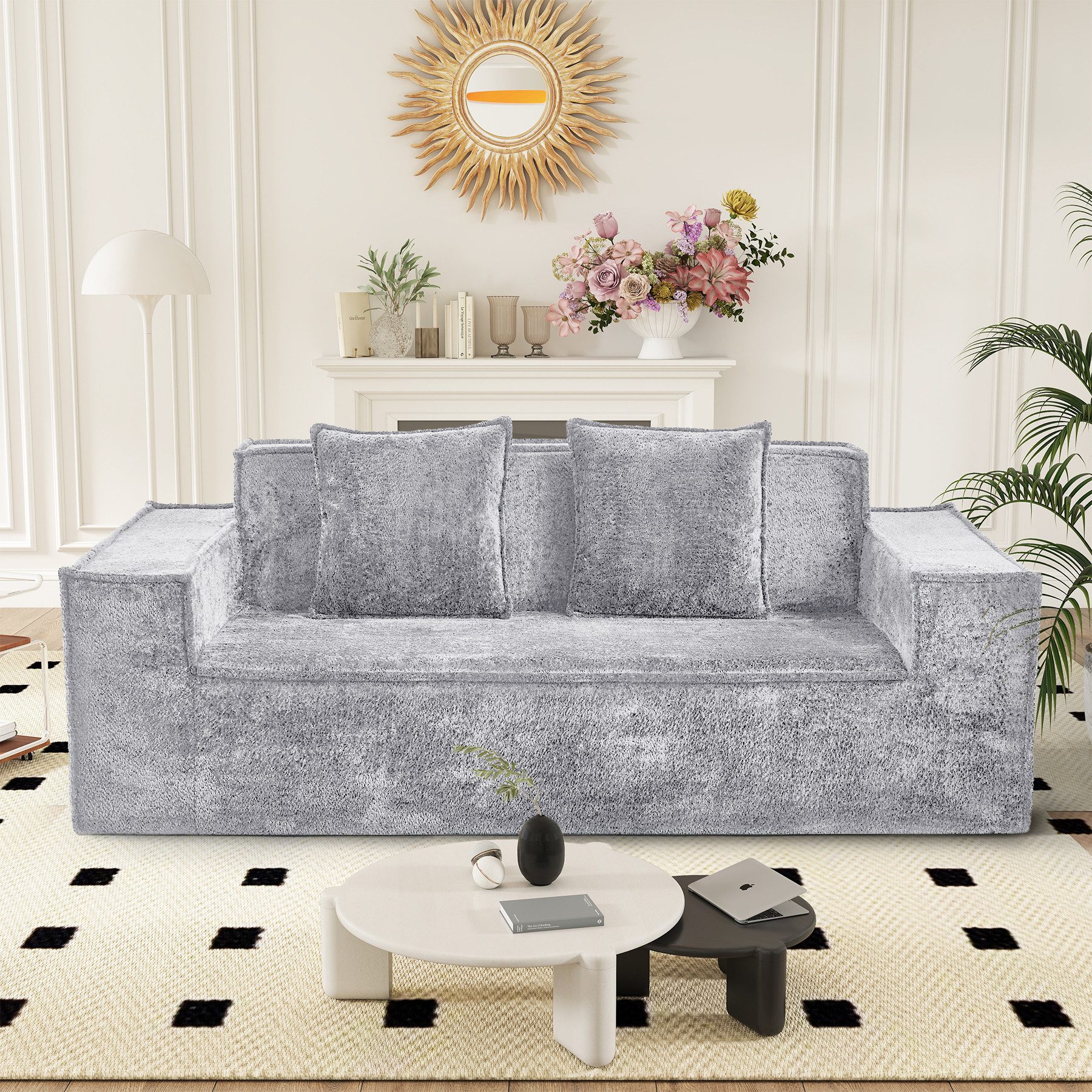 HawthyHome Sofa 2-3 Sitzer Cloud Sofa günstig online kaufen