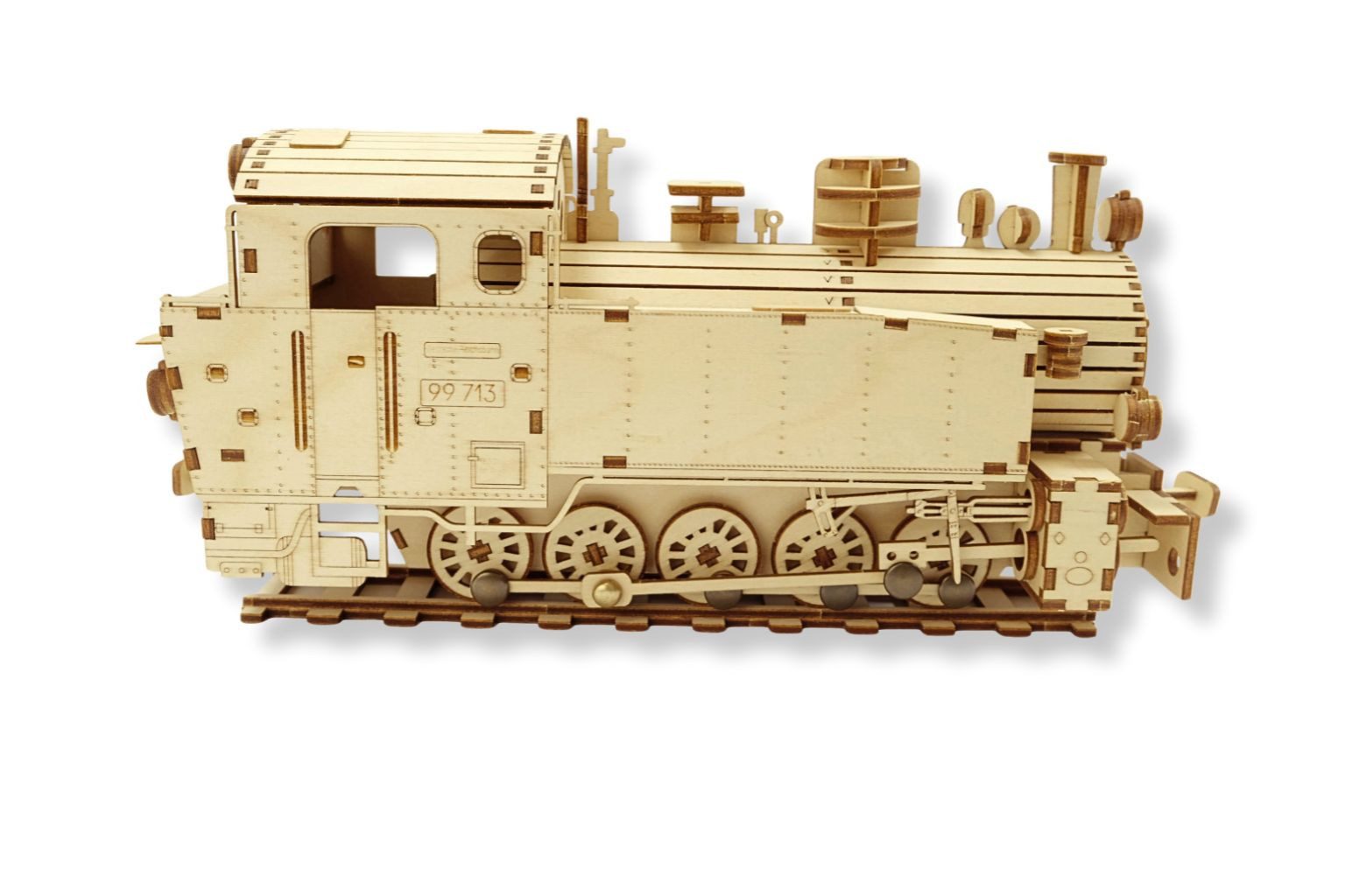 DeColibri Modellbausatz Modelleisenbahn Bausatz Männer Erwachsene Lokomotive 1:32, Maßstab 01:32, (Modellbausatz, 200-tlg), Made in Germany