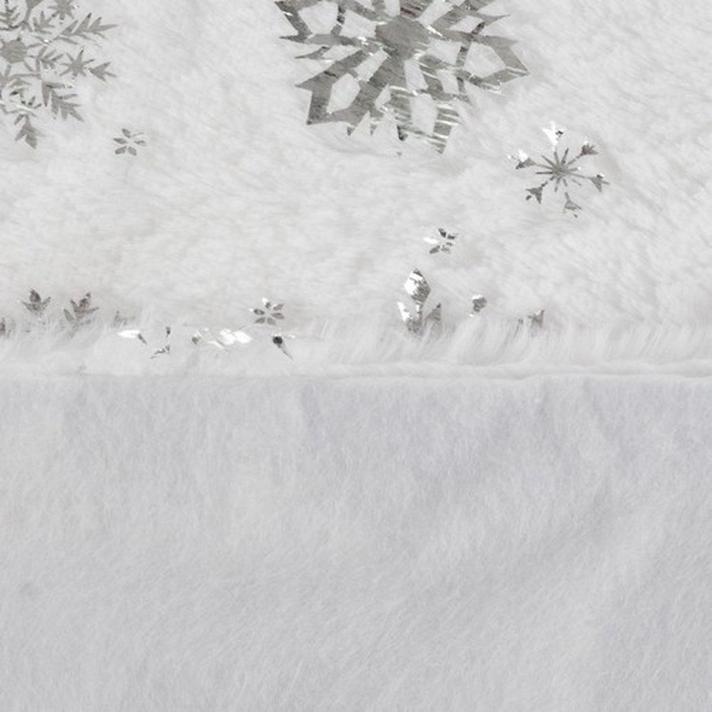 Ruhhy Baumteppich Weihnachtsbaum Teppich Unterlage, Rund, Höhe: 1 mm, perfekt mit Weihnachts- und Winterdekoration