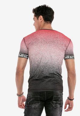 Cipo & Baxx T-Shirt mit coolem Farbverlauf