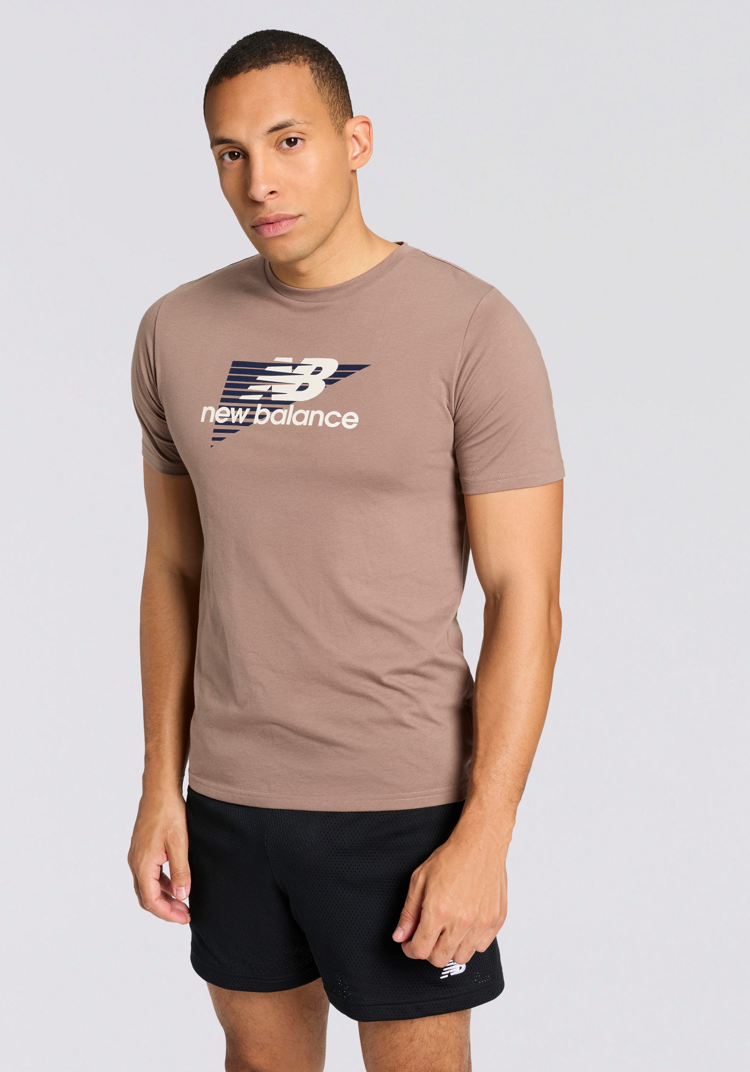 New Balance Trainingsshirt Heathertech Graphic T-Shirt 1 EARTHHADOW