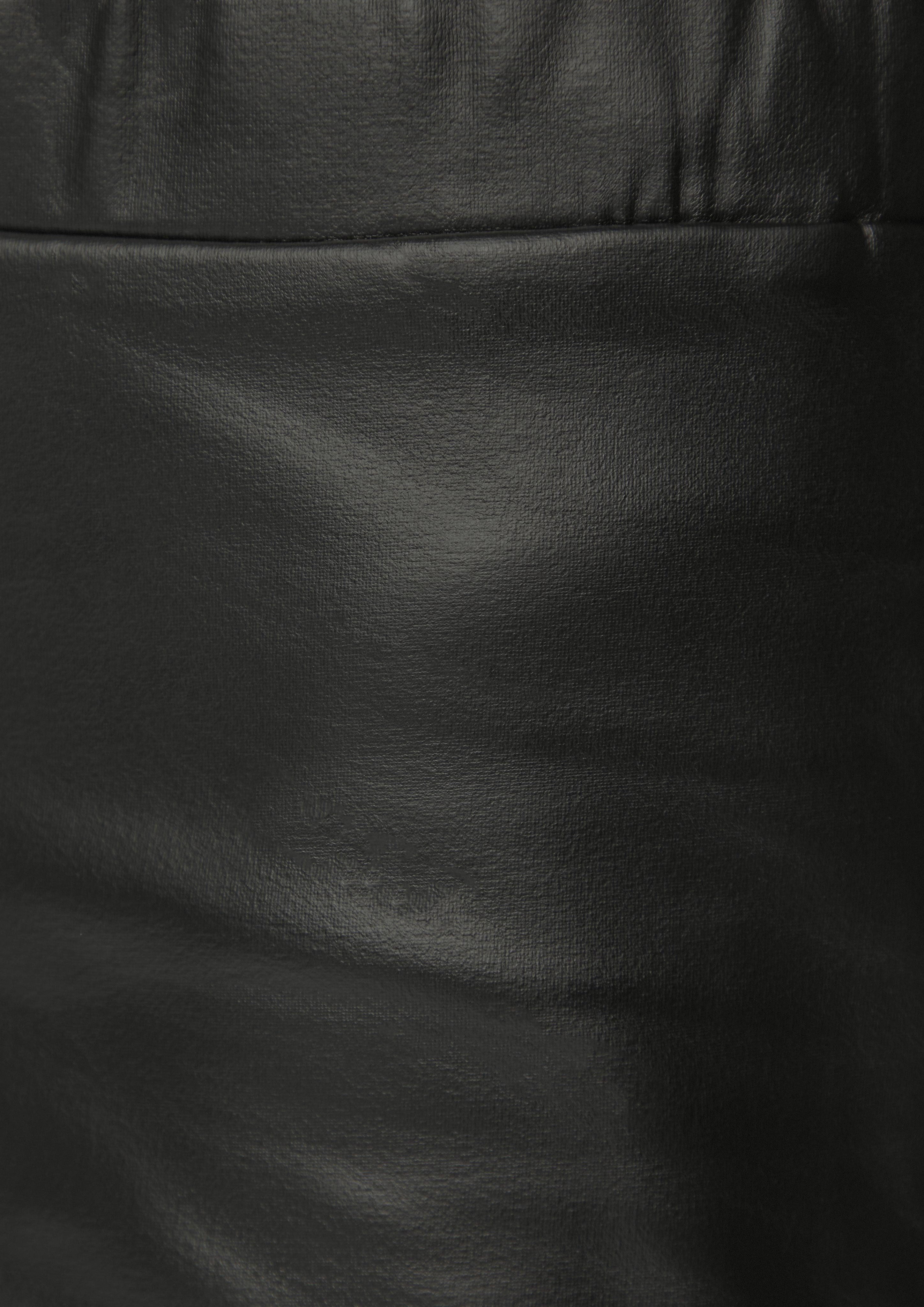 QS Stoffhose Leggings in Fake-Leather-Optik günstig online kaufen