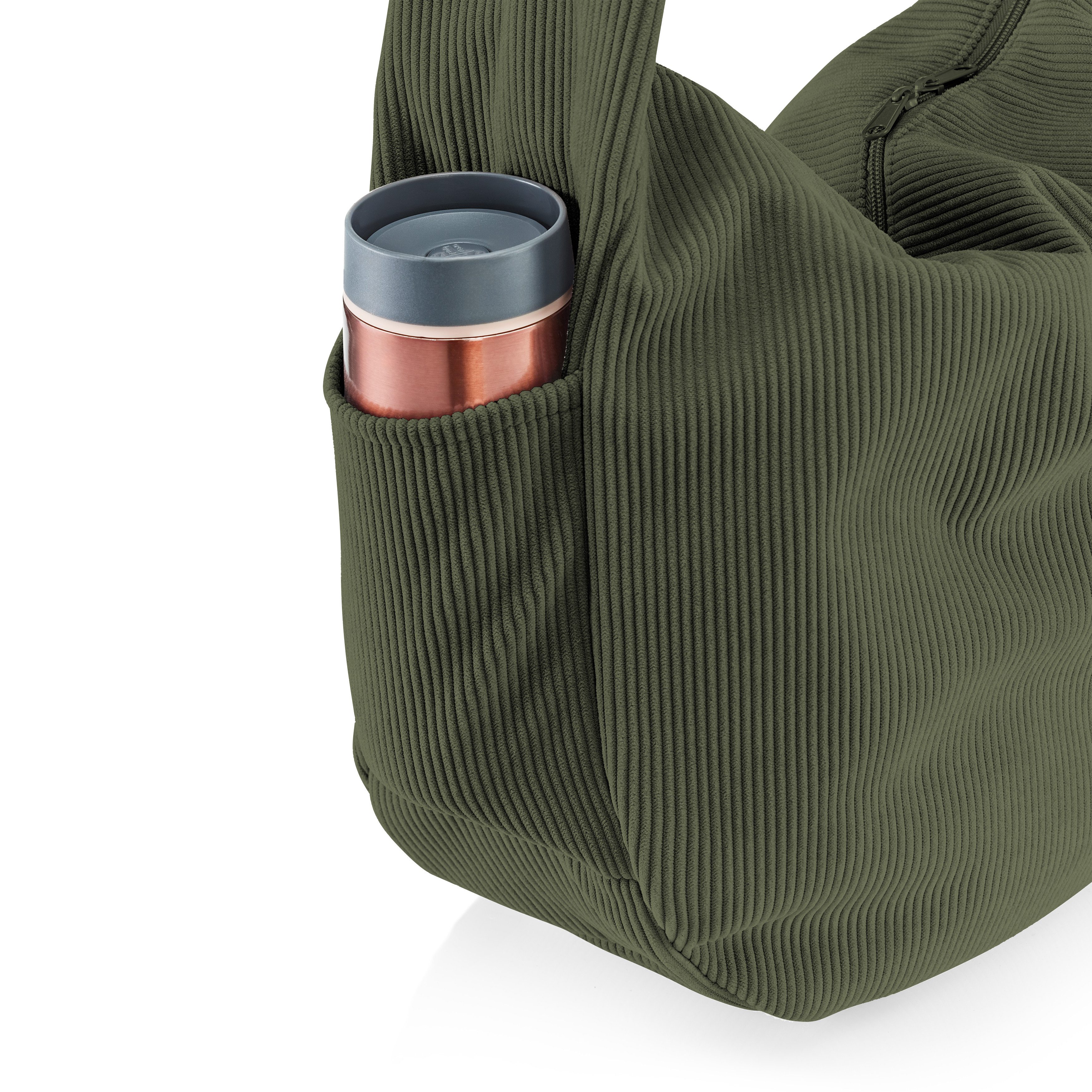 REISENTHEL® Schultertasche moonbag 24 Liter, kleines Steckfach Innen und Außen - kleine Reißverschlusstasche Außen – Bild 3 von 4