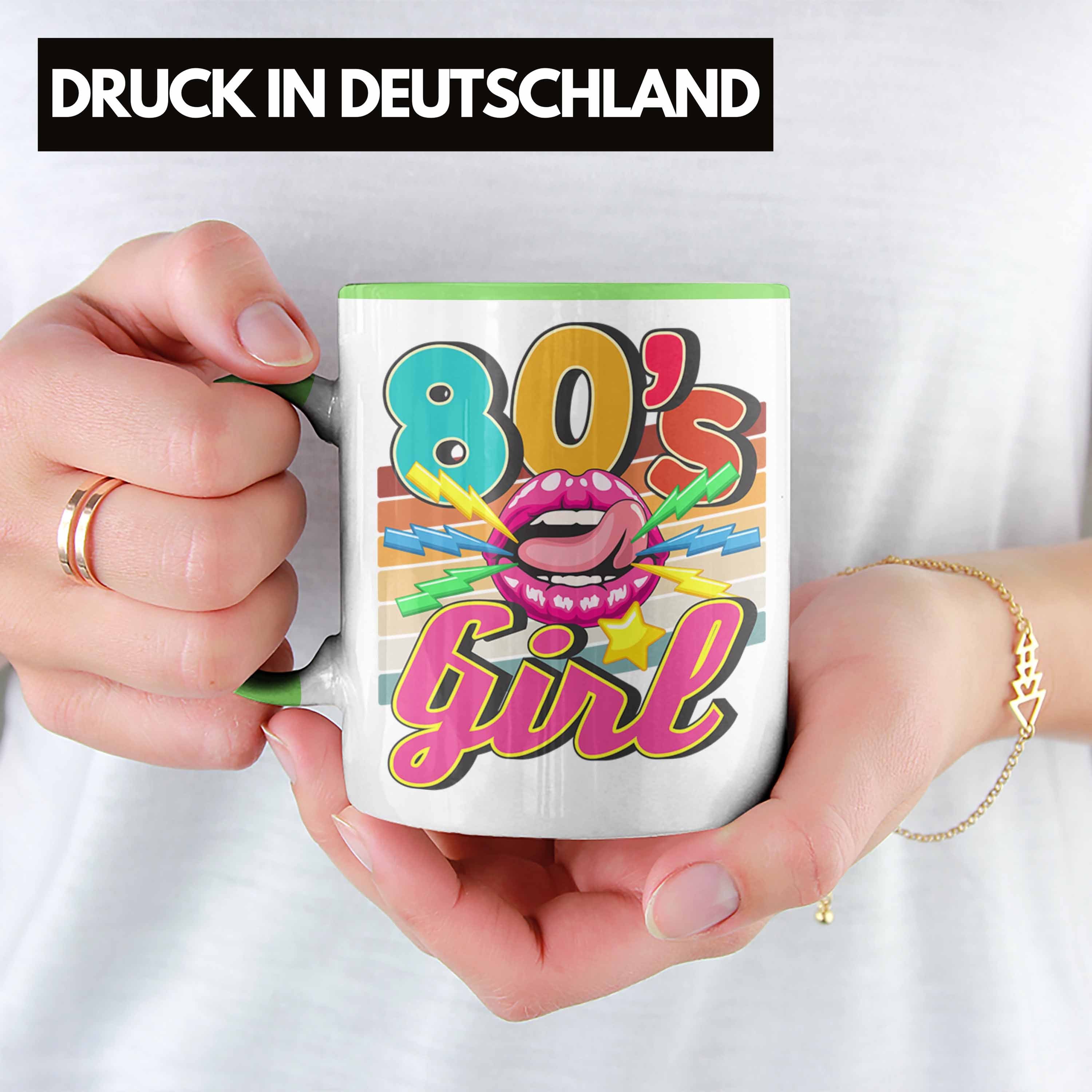 - 80. 80er Jahre Grün Tasse Trendation Geschenk Trendation Geschenkdidee Girl Jahre Tasse Errinerrung