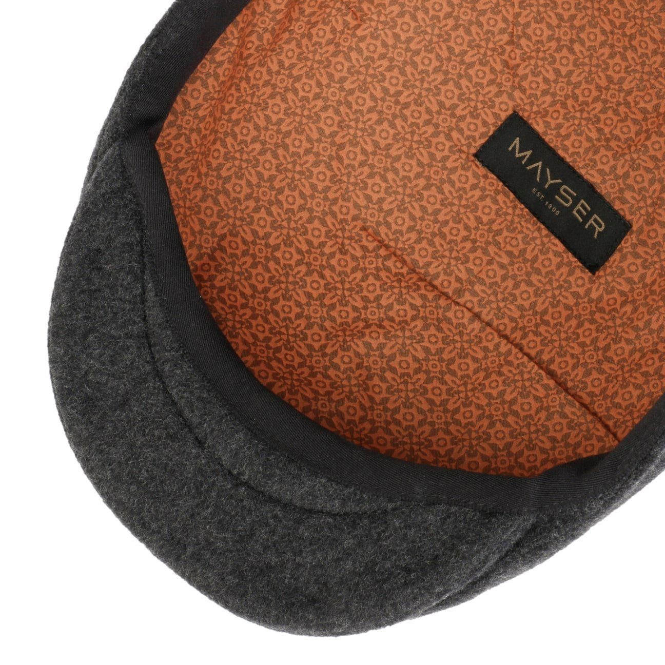 Mayser Flat Cap (1-St) Schirmmütze mit Schirm, Made in the EU