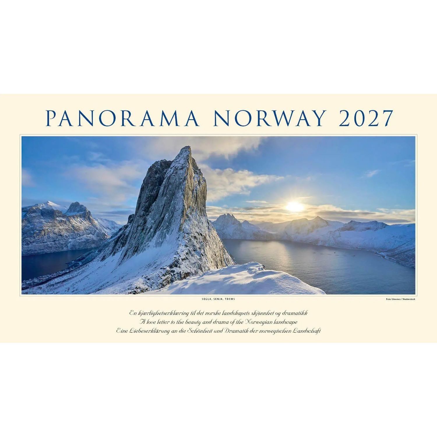 Media Verlag Wandkalender Panorama Norwegen 2027 Wandkalender