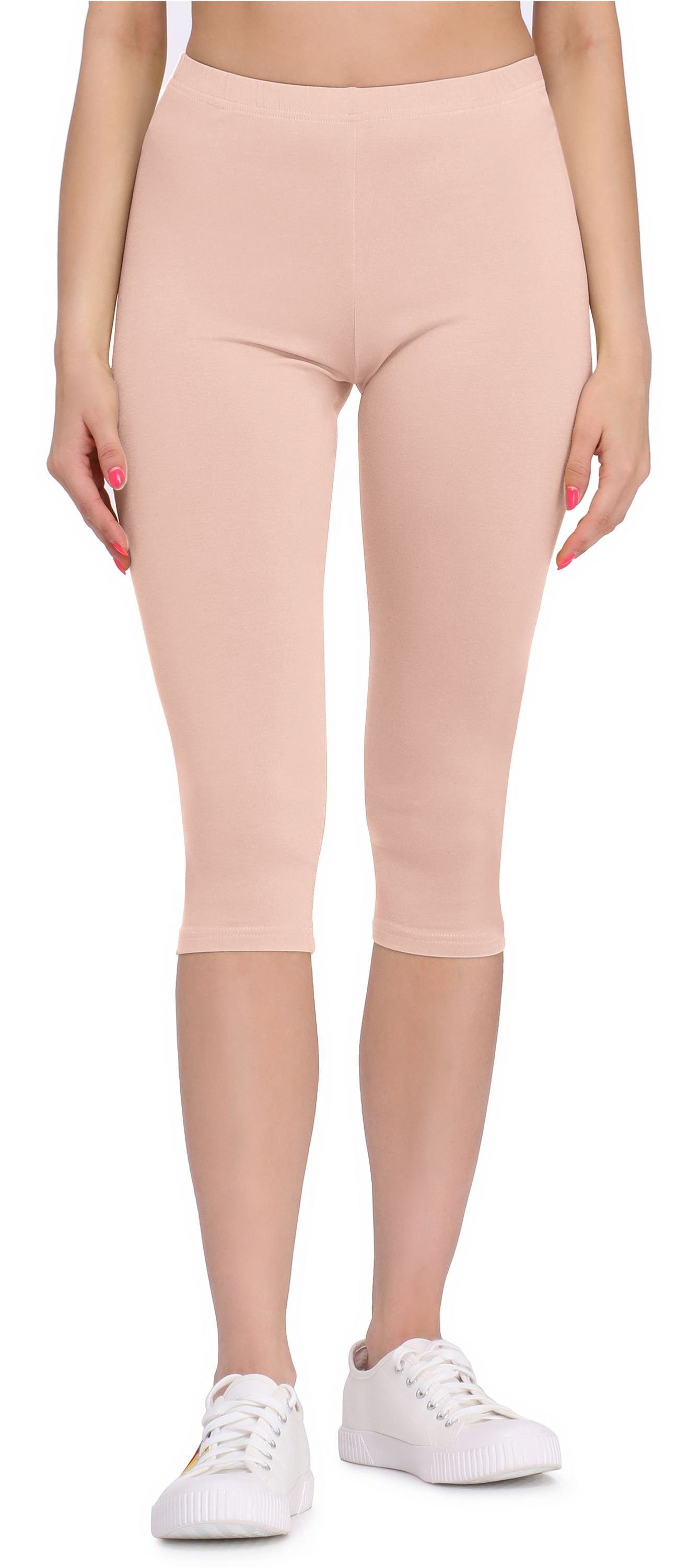 Bellivalini Leggings Damen 3/4 Capri Hose aus Viskose BLV50-148 (1-tlg) aus günstig online kaufen