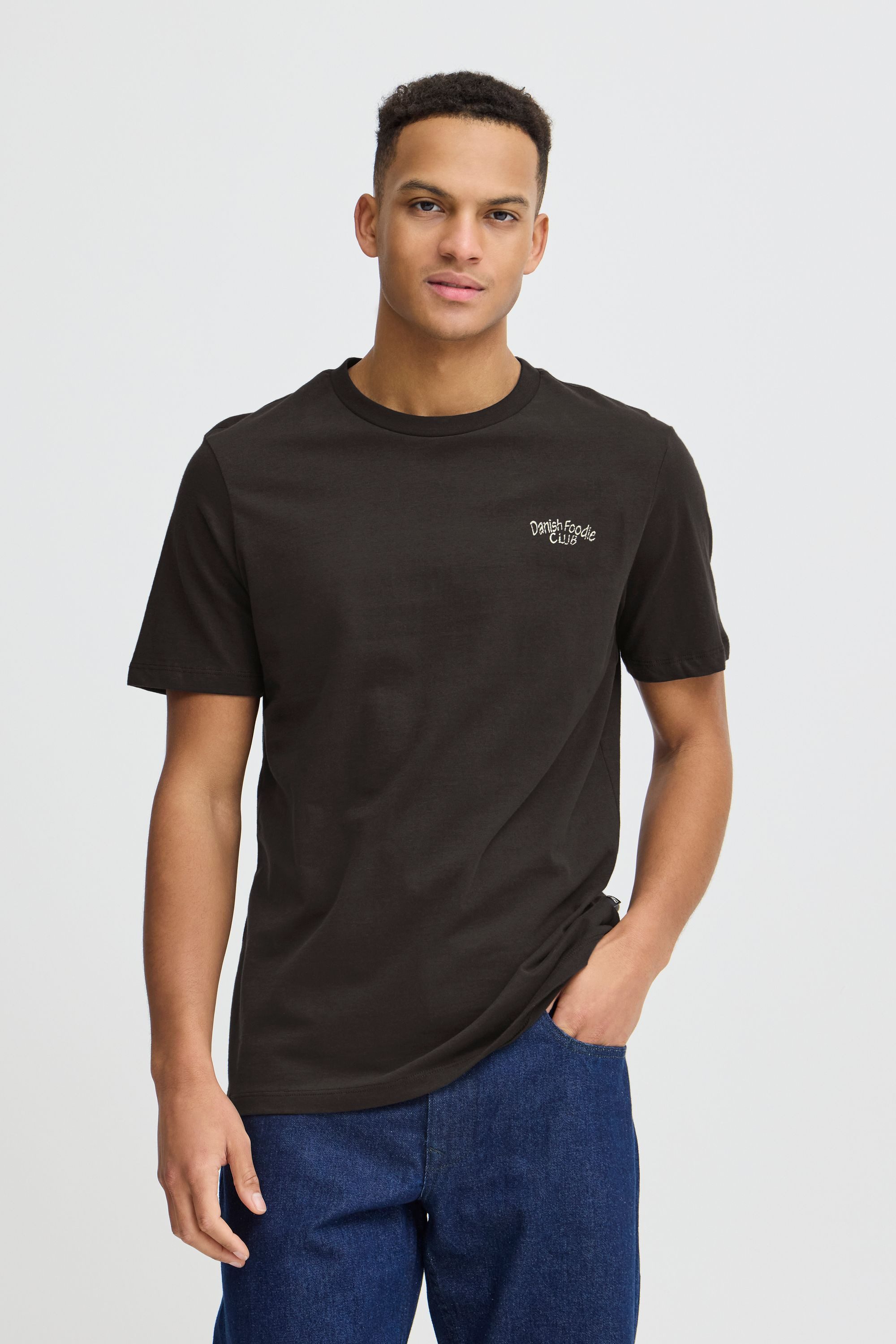 Blend Rundhalsshirt BHVagner Basic T-Shirt mit Rundhalsausschnitt