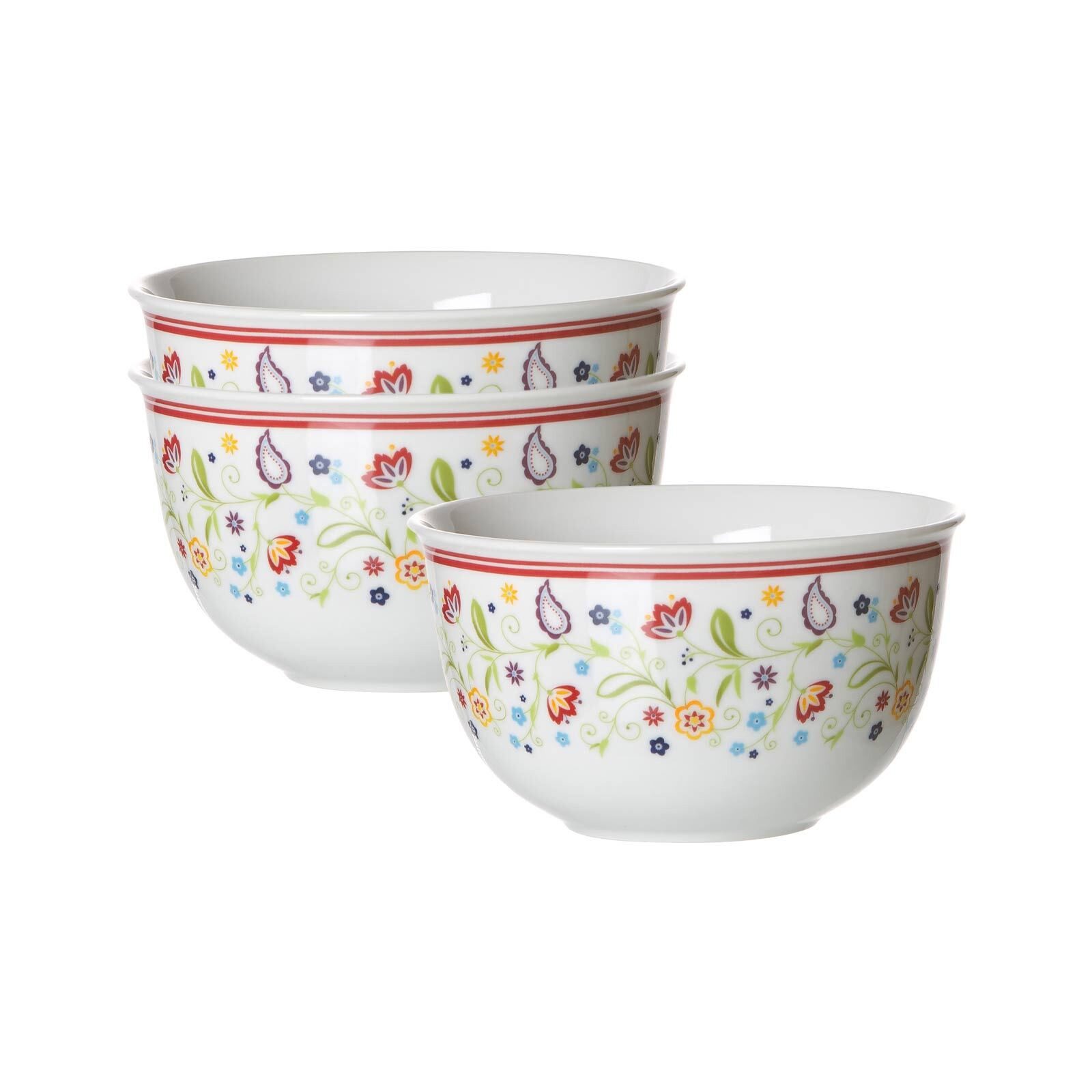 Ritzenhoff & Breker Schale Shanti Müslischalen ø 14 cm 3er Set, Porzellan, (3x Schale, 3-tlg)